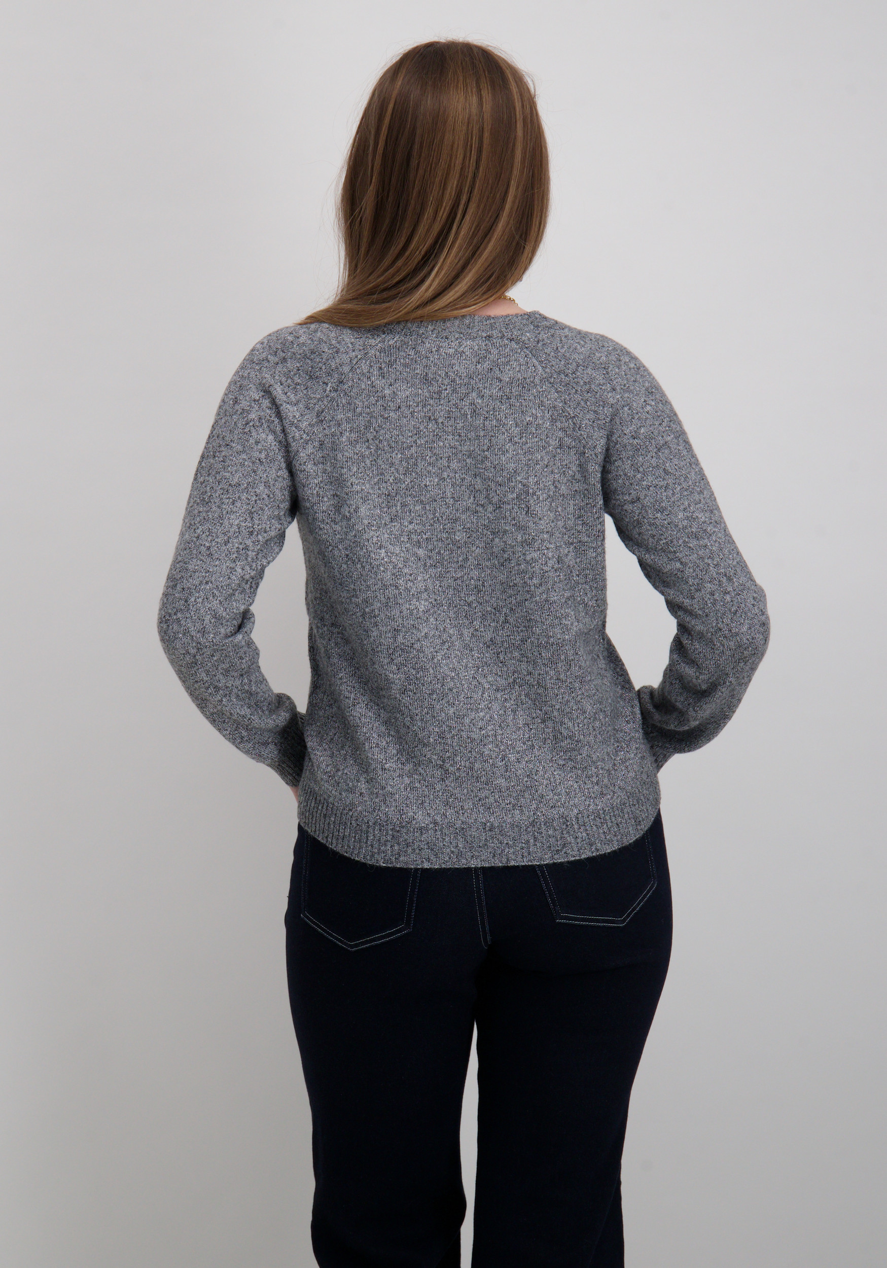 Vero moda Trui Doffyshine 10221006 Zilver