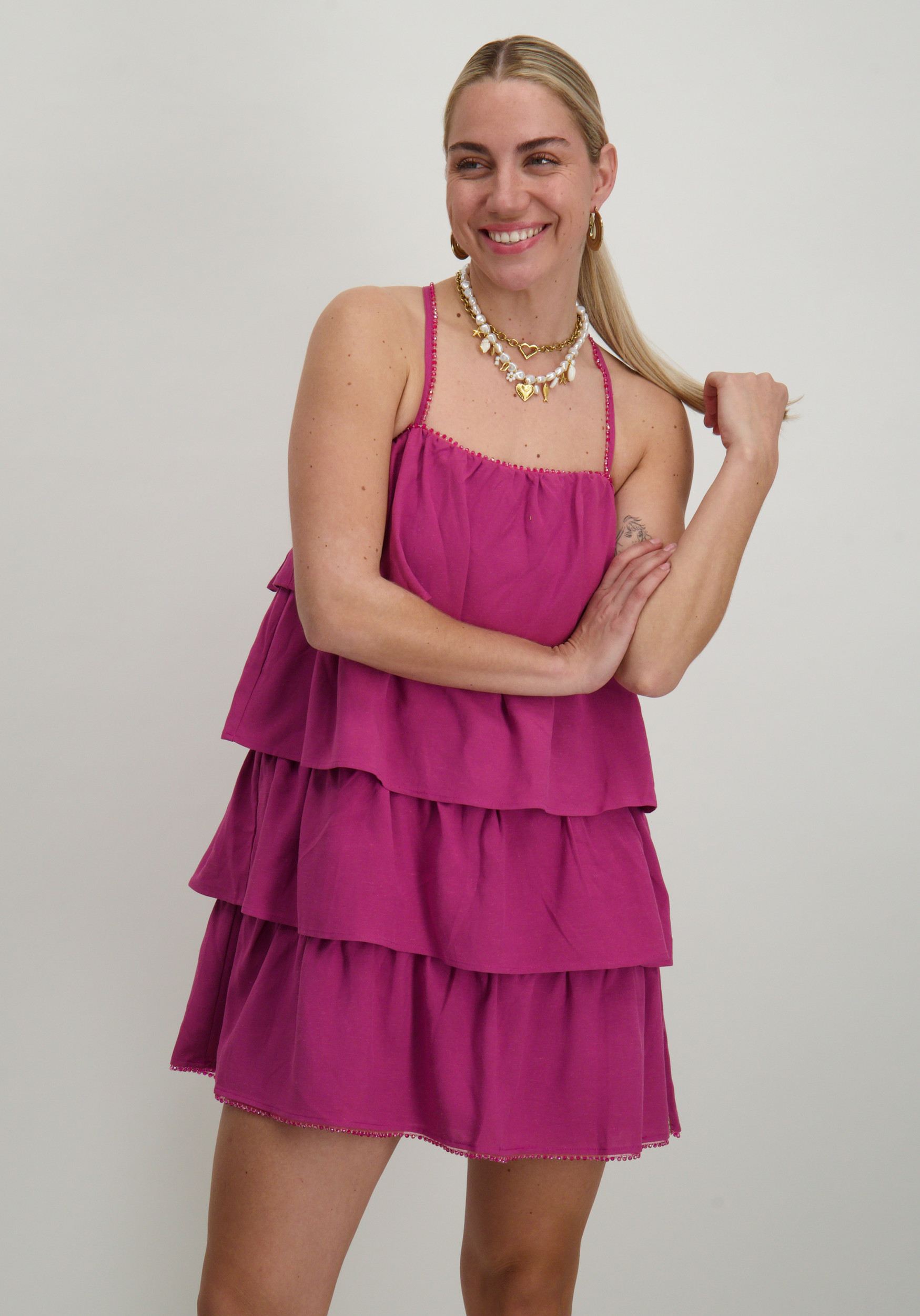 Harper & Yve Jurk Kaye HS25P909 Donker Paars