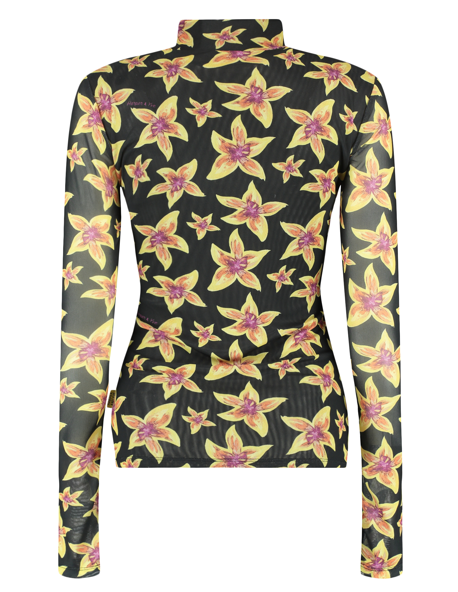 Harper & Yve Top Jane SS25J502 Geel