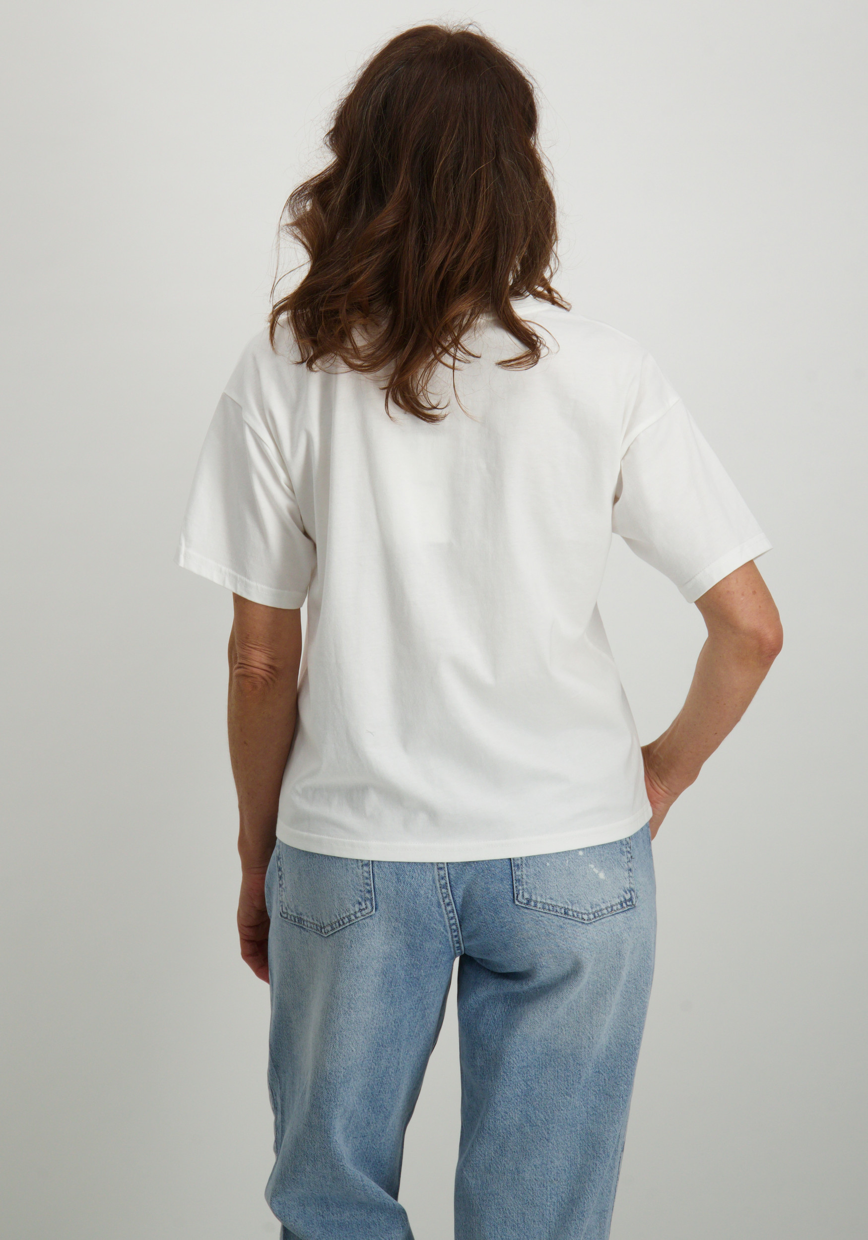 Vero moda T-shirt Dambra 10330122 Wit