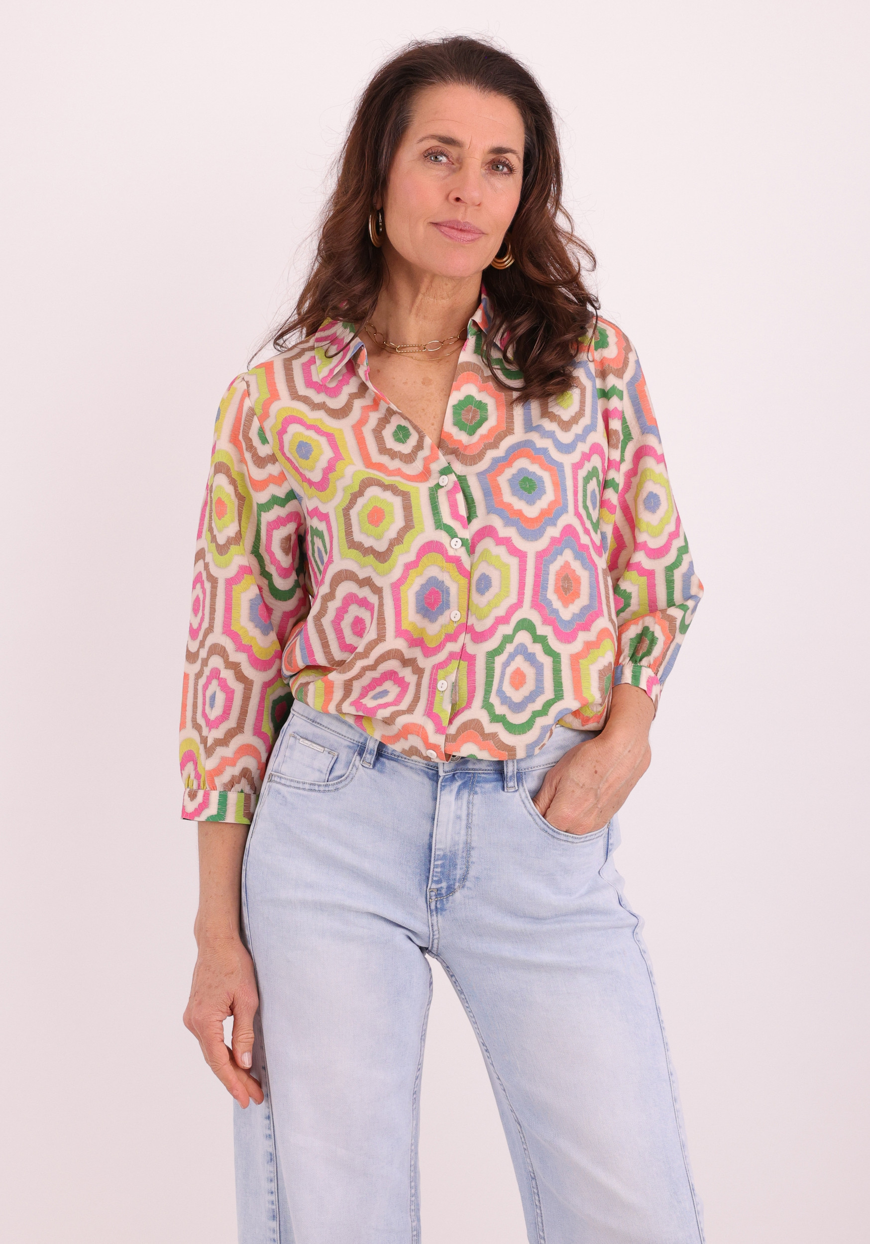 Geisha Printed blouse 63280-20 Multi