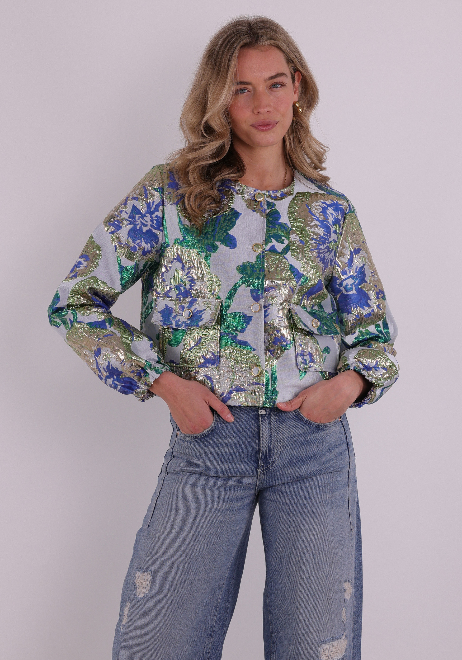 FREE|QUENT Jacket Fay 208169 Licht blauw