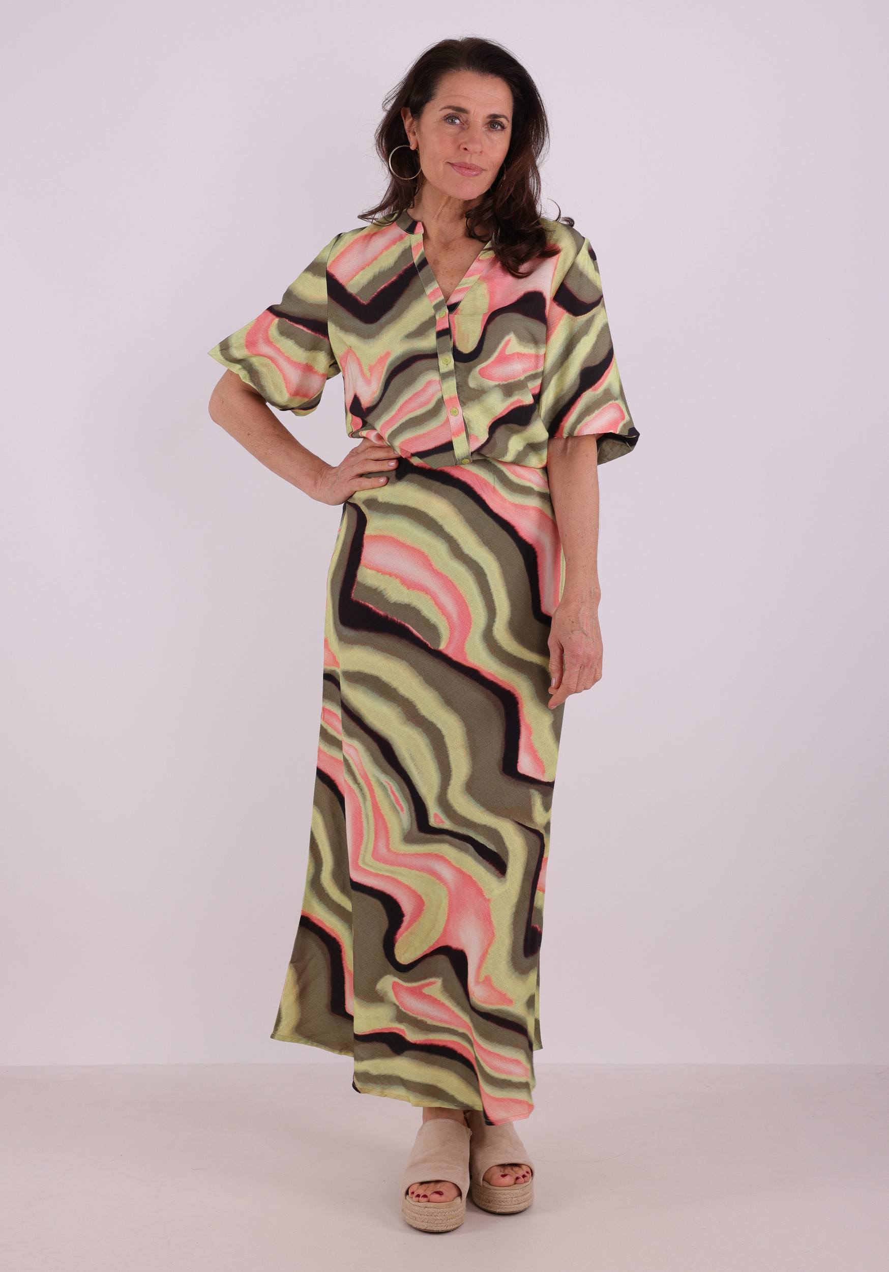 Tramontana Maxi rok Sunset desert C18-19-201 Multi