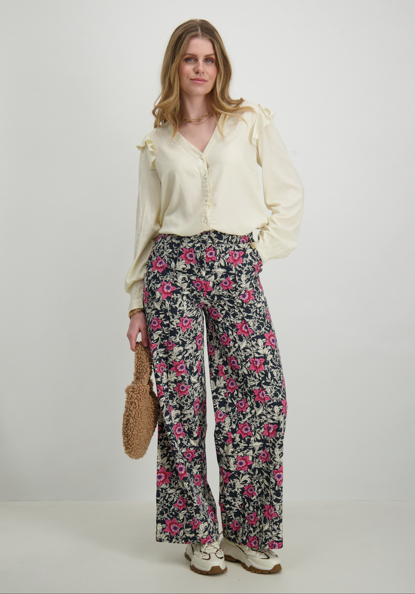 Vila Blouse Destina 14101043 Wolwit-ecru