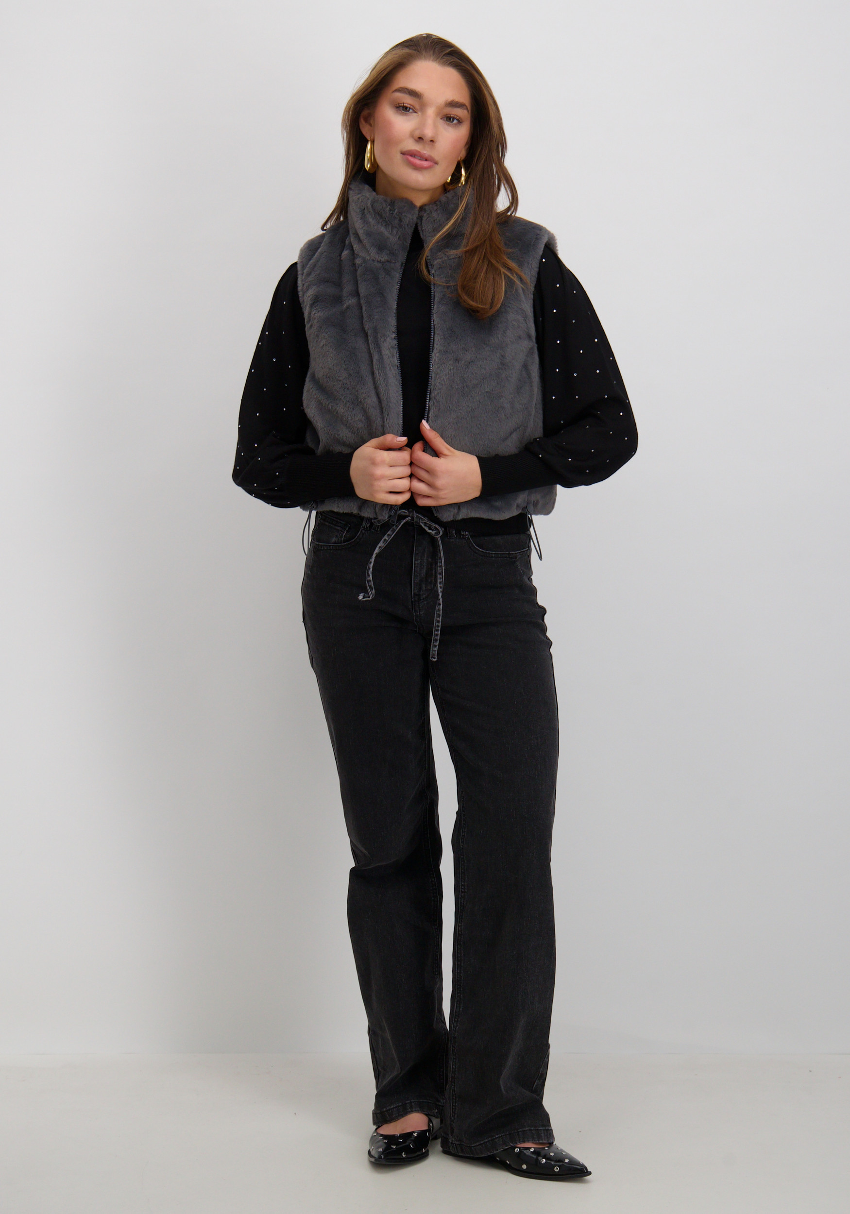 Only Gilet Dana 15348986 Antraciet