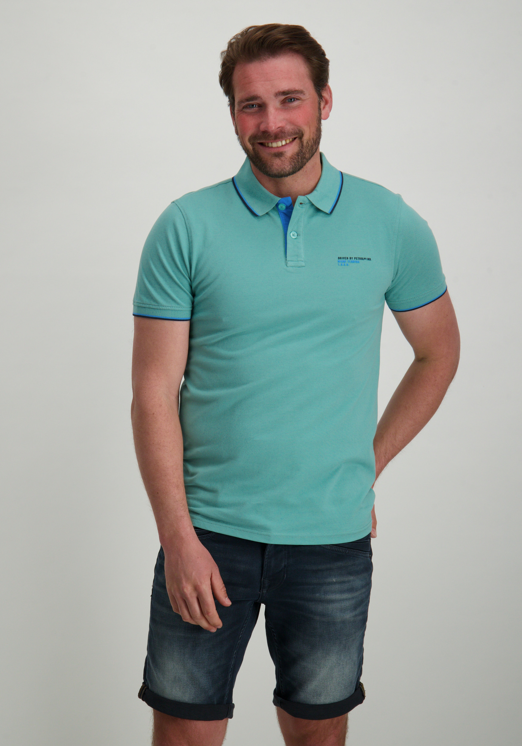 Petrol Polo M-1050-POL102 Turquoise