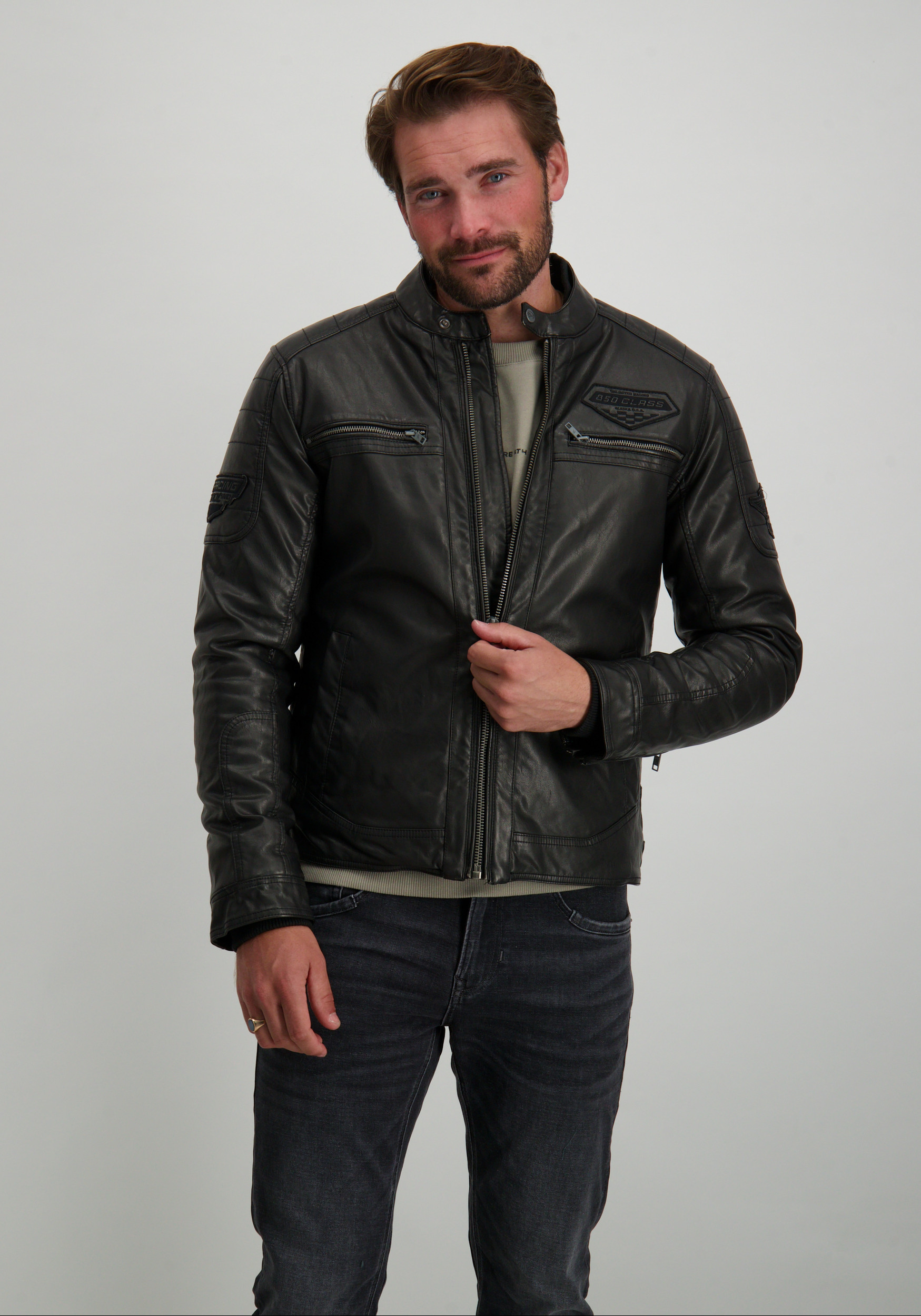 Petrol Bikerjack M-3040-JAC106 Zwart