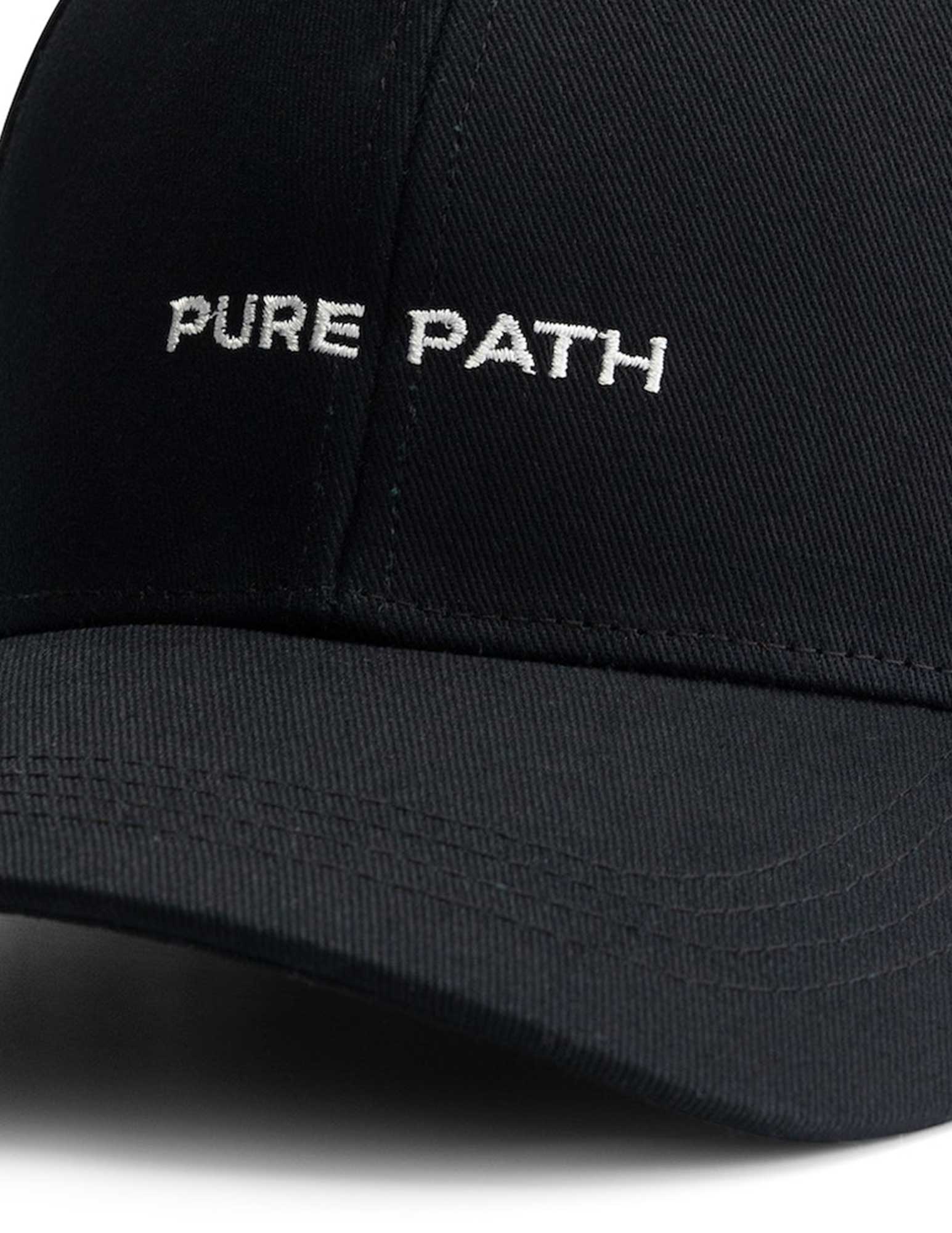 Pure White Pet met logo 24010702 Zwart