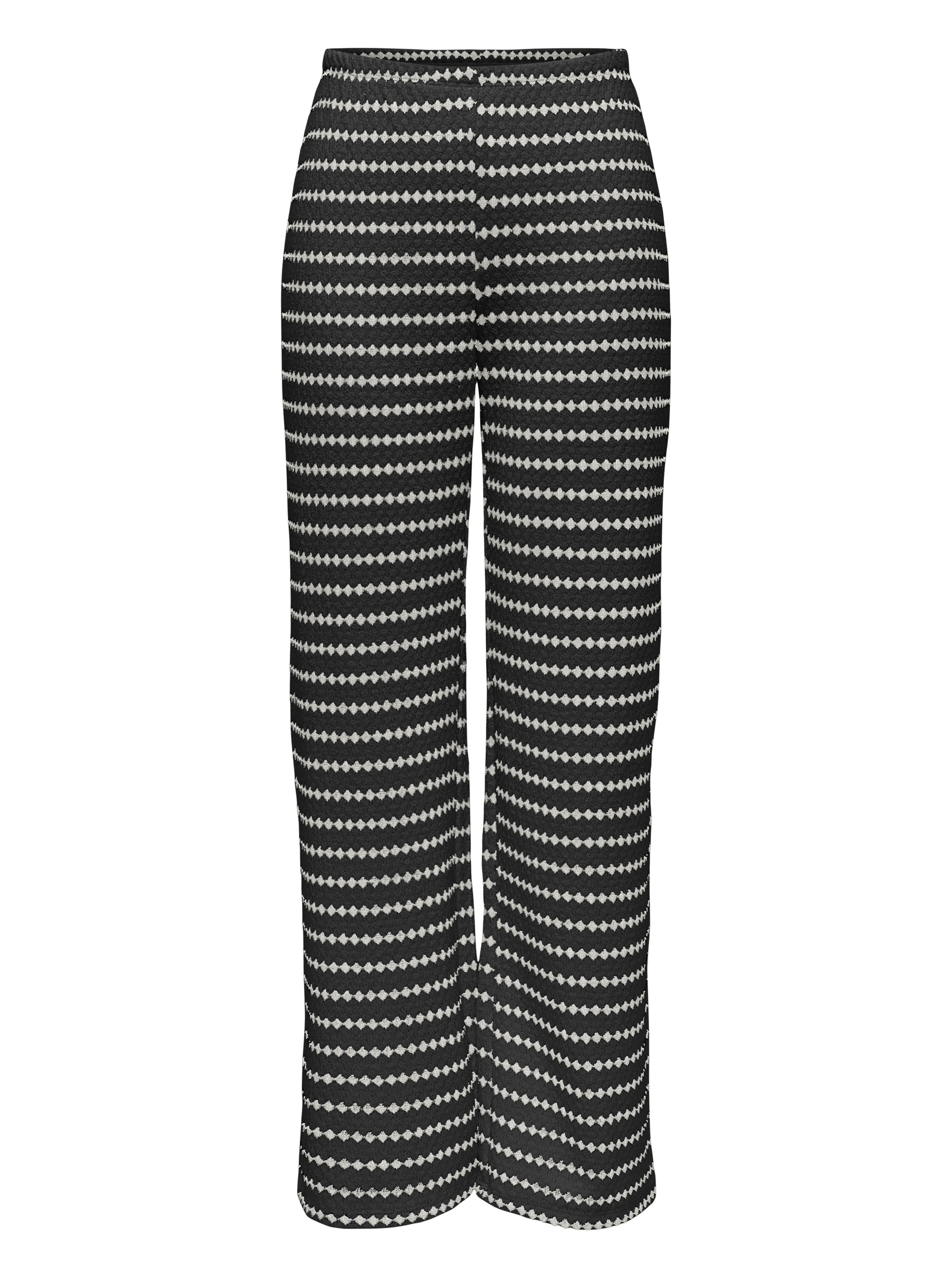Only Broek Eva stripe 15348629 Zwart