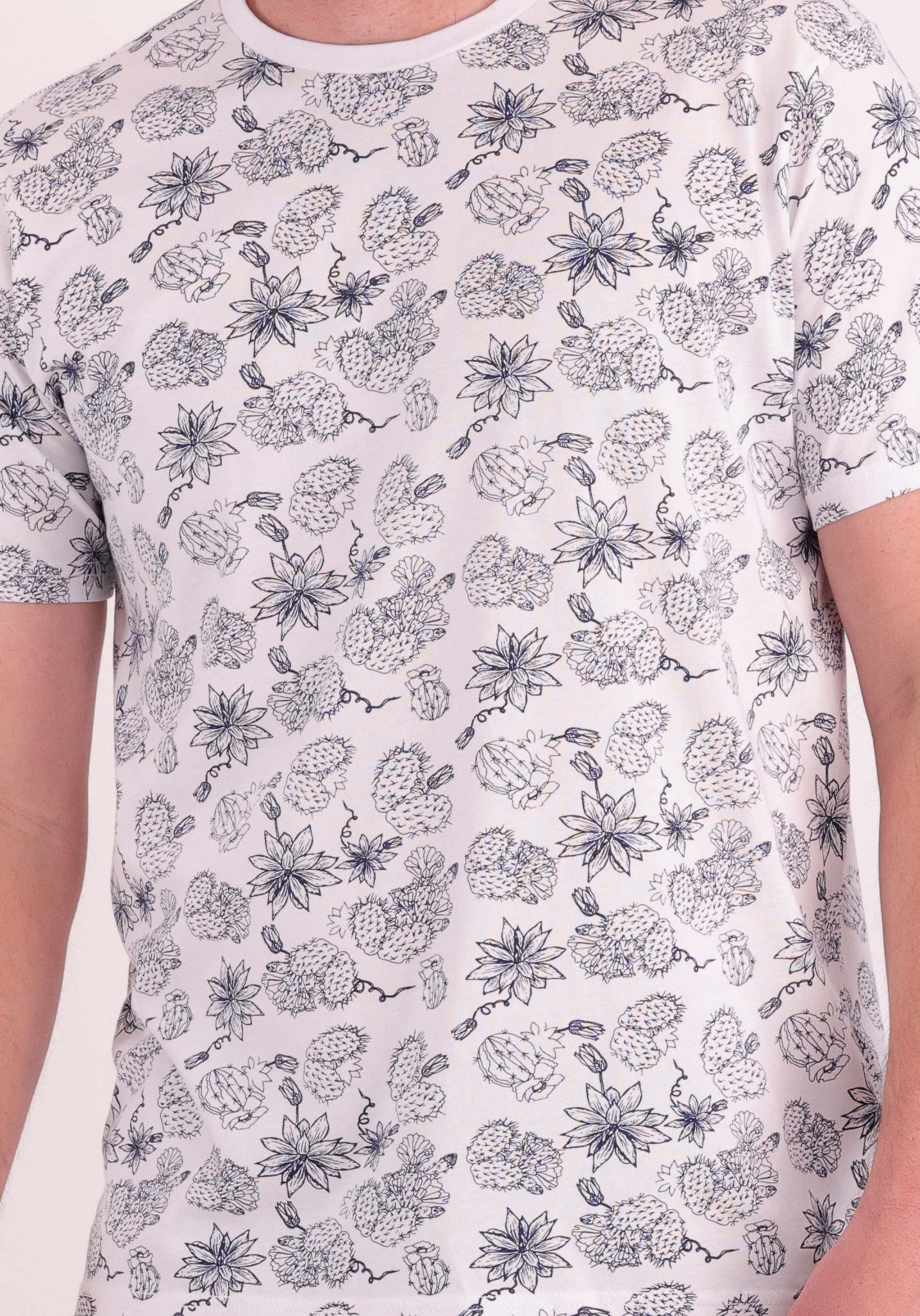 Petrol T-shirt M-1060-TSR264 Wit