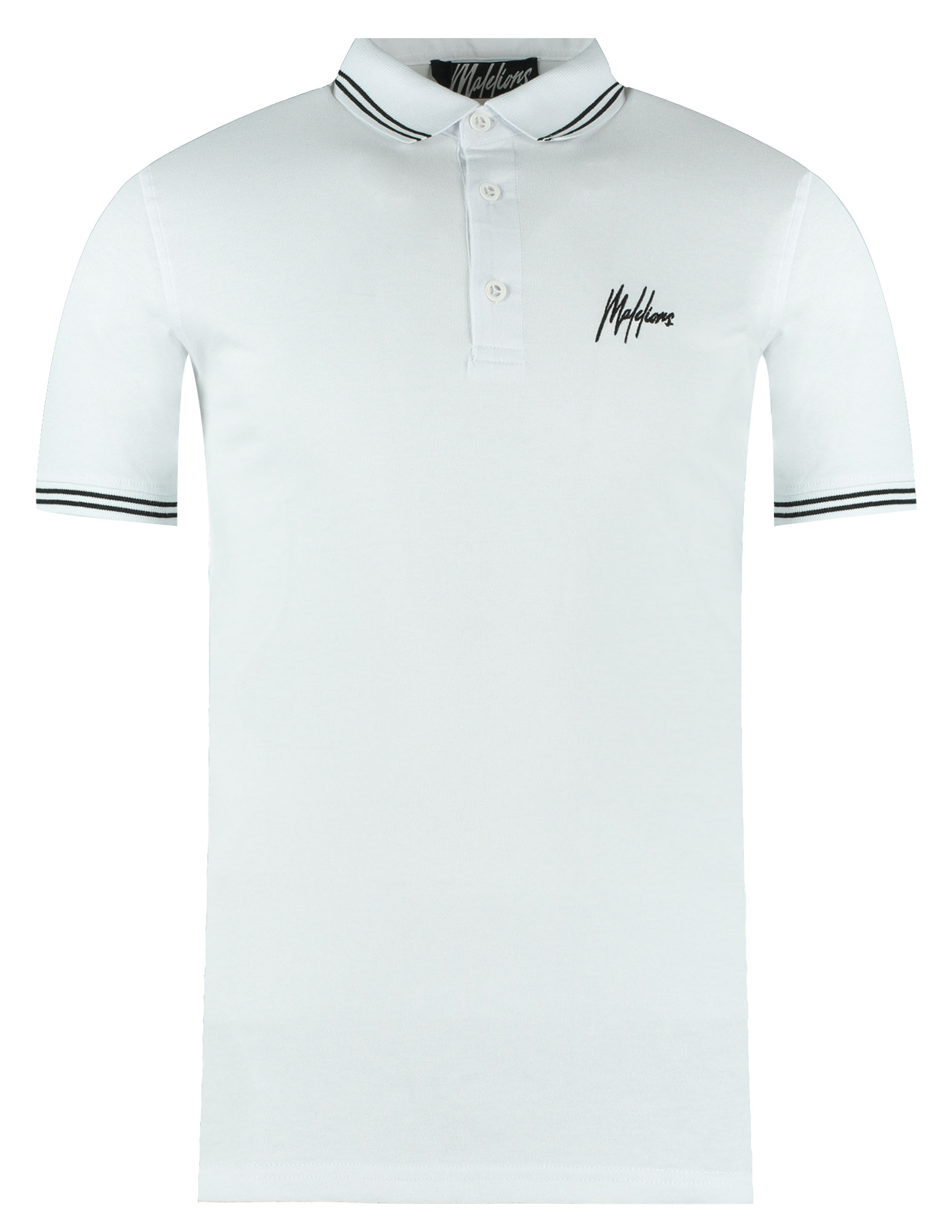 Malelions Polo Signature M2-SS23-23 Wit