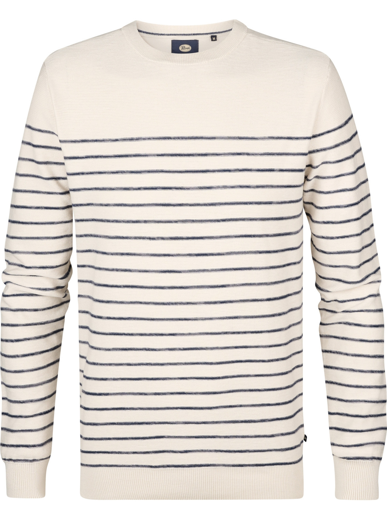 Petrol Trui Gestreept M-1050-KWR201 Ecru