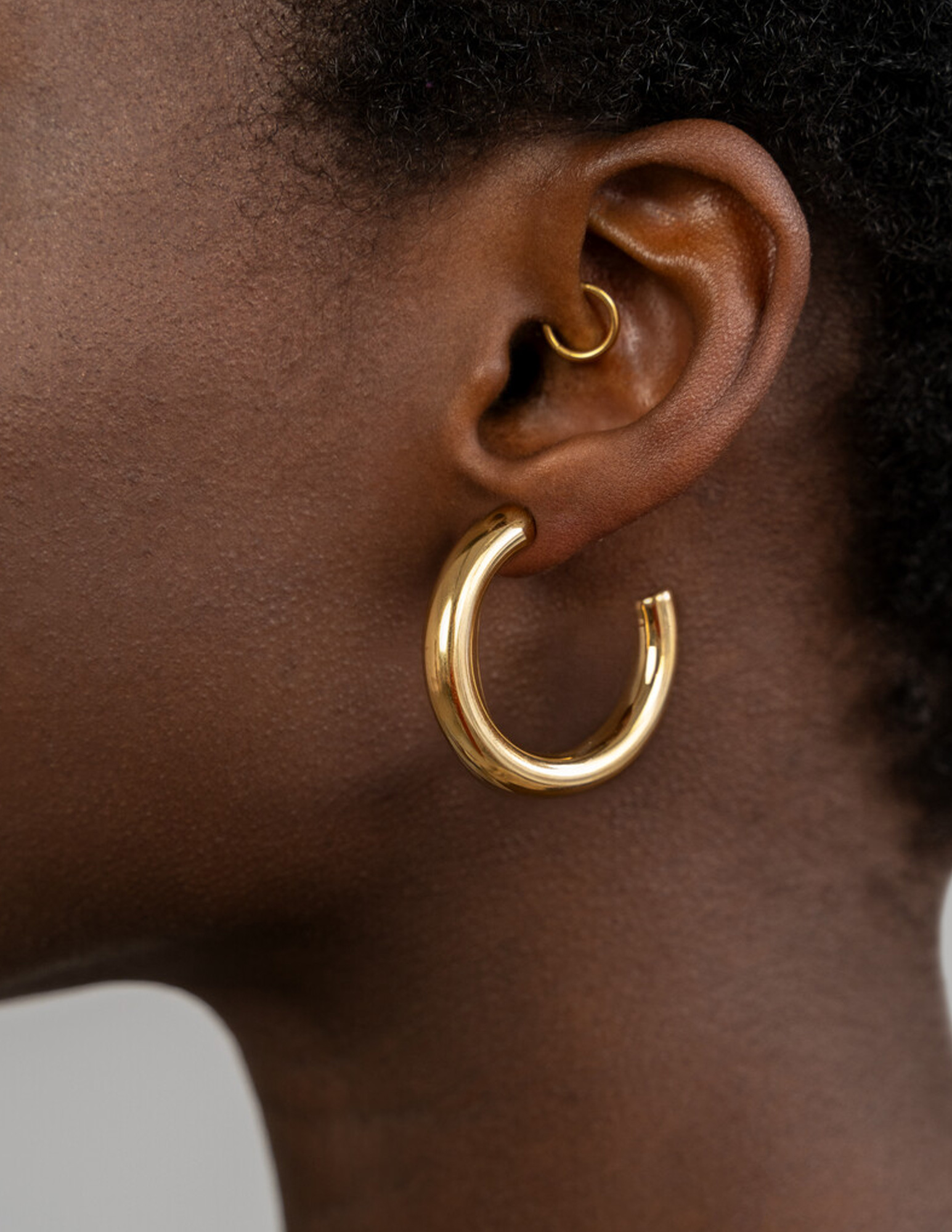 My Jewellery Bold statement oorringen medium MJ12770 Goud