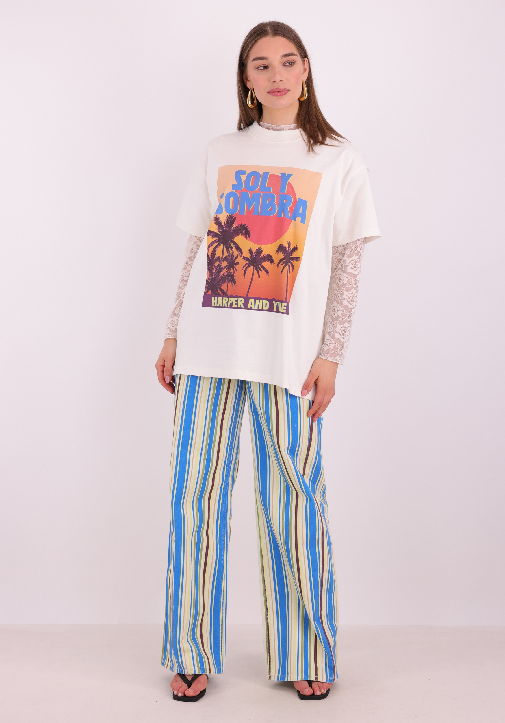 Harper & Yve T-shirt Solysombra HS6Y305 Ecru