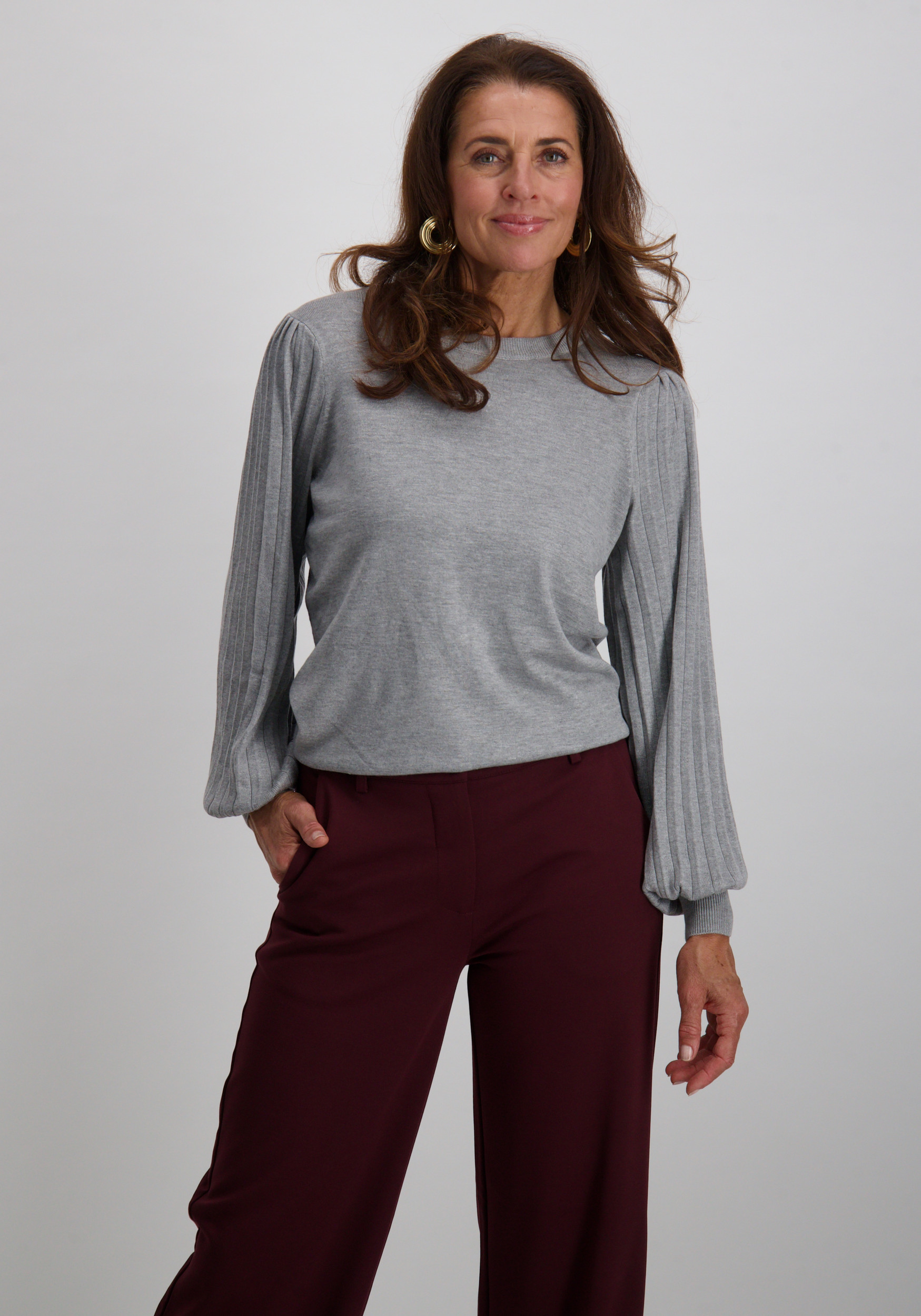 Kaffe Clothing Trui Lone 10507905 Licht grijs