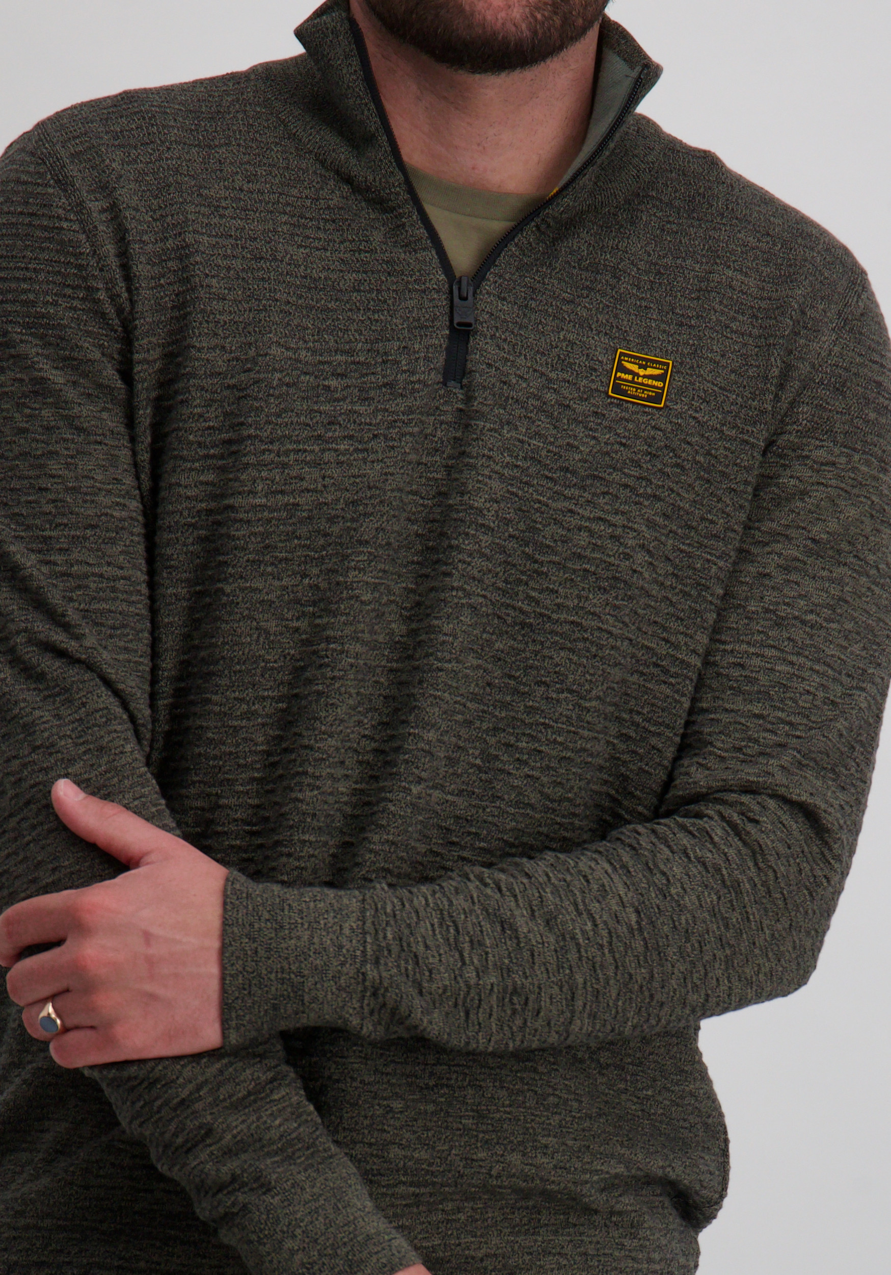 PME Legend Trui PKW2510301 Midden groen