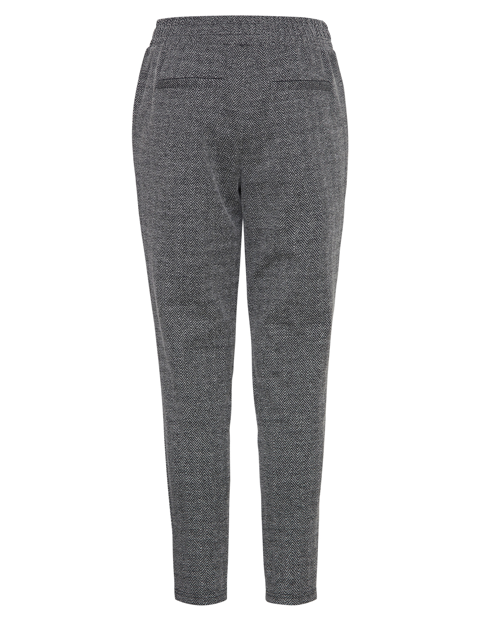 Ichi Broek Kate Jacquard 20121601 Zwart/Wit