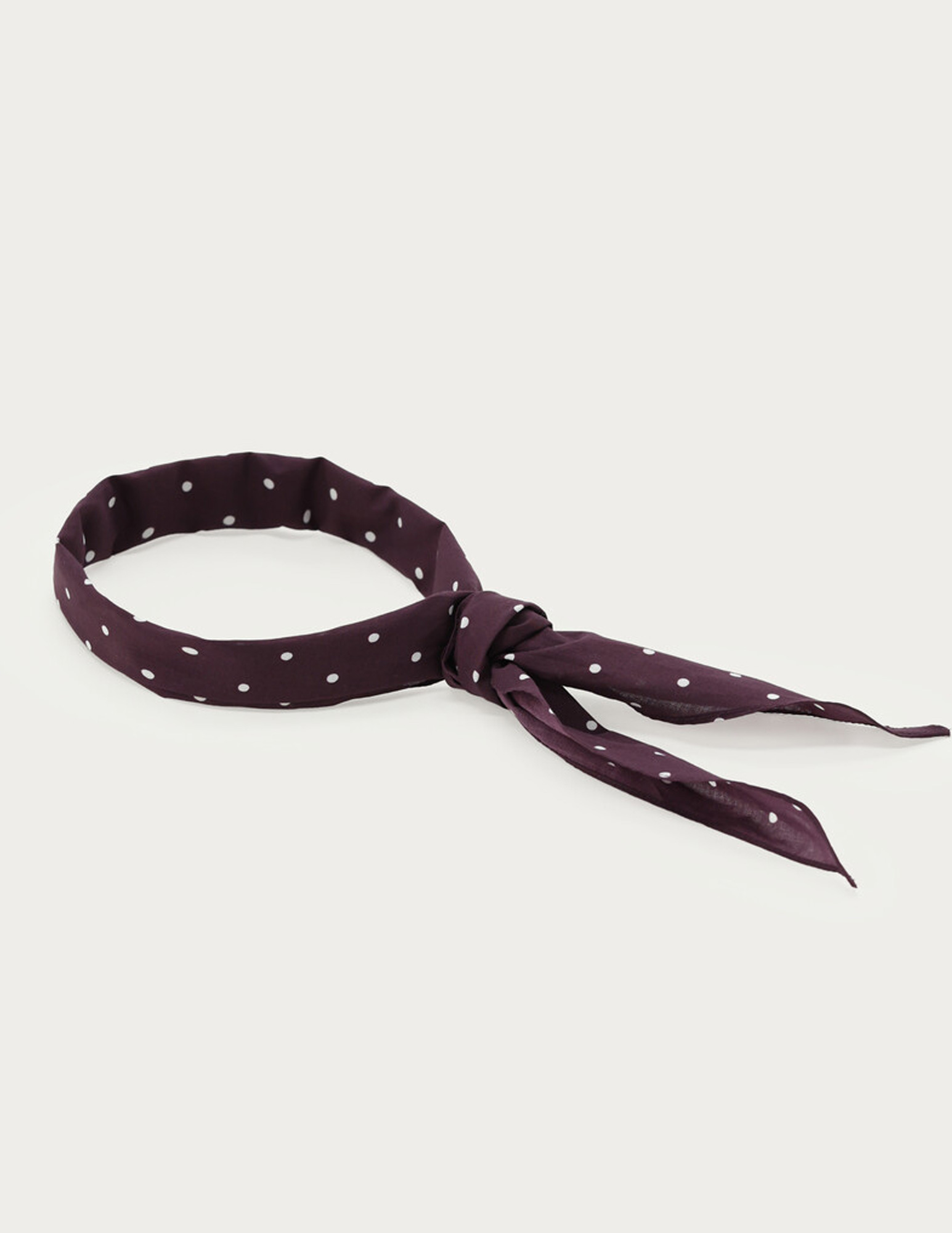 My Jewellery  Sjaal met polkadot MJ15318 Bordeaux