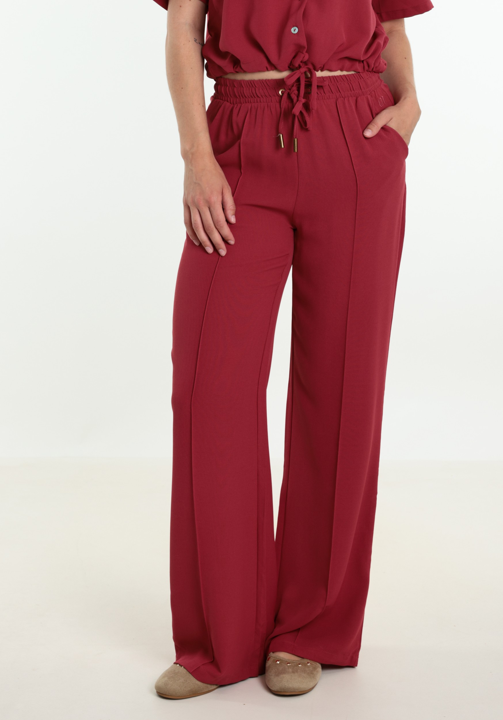 Lofty Manner Broek Solana RC35.1 Rood