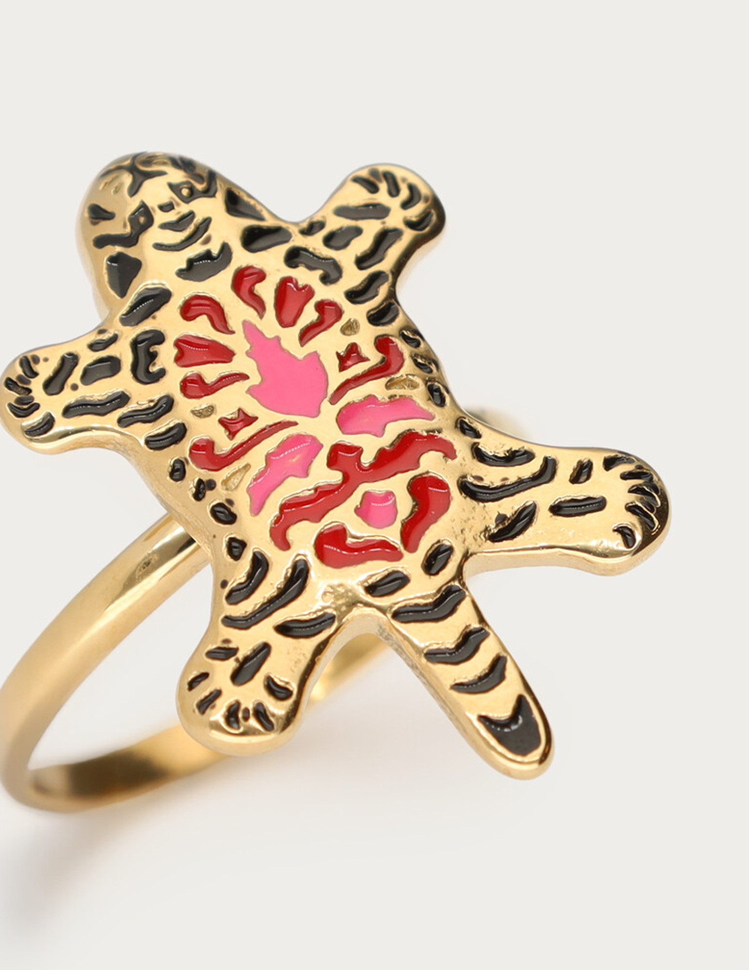 My Jewellery Mystic ring met luipaard MJ14286 Goud