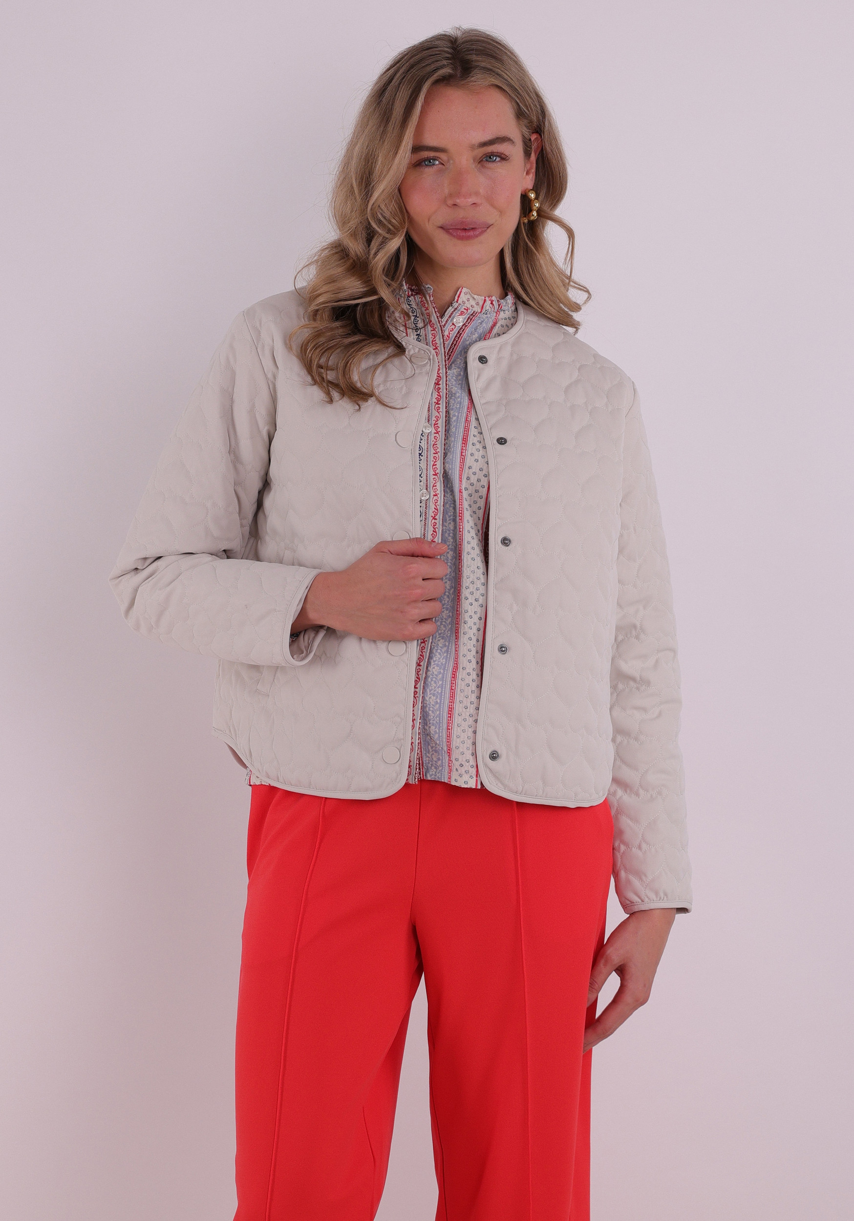 Only Jacket heart quilted 15366265 Beige