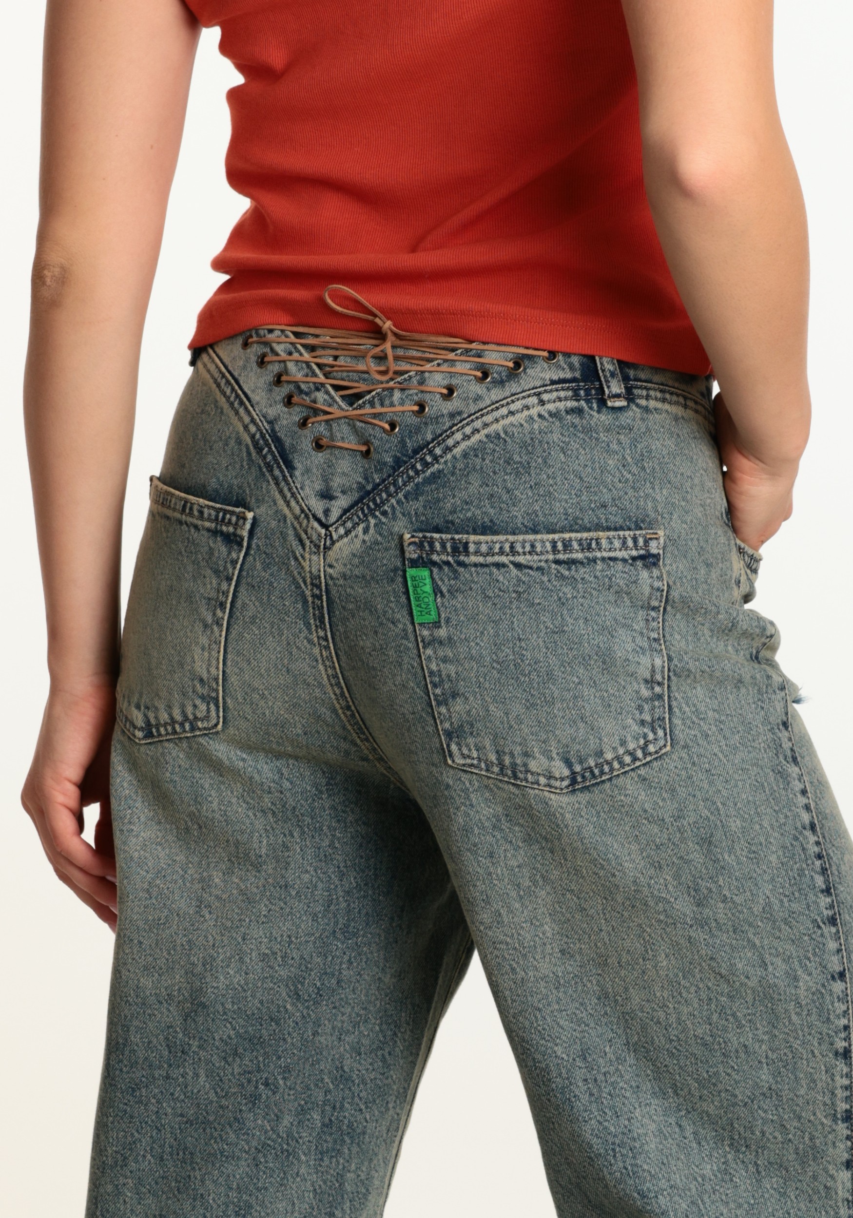 Harper & Yve Jeans Lucky Yve AWT6D100 Jeans blauw