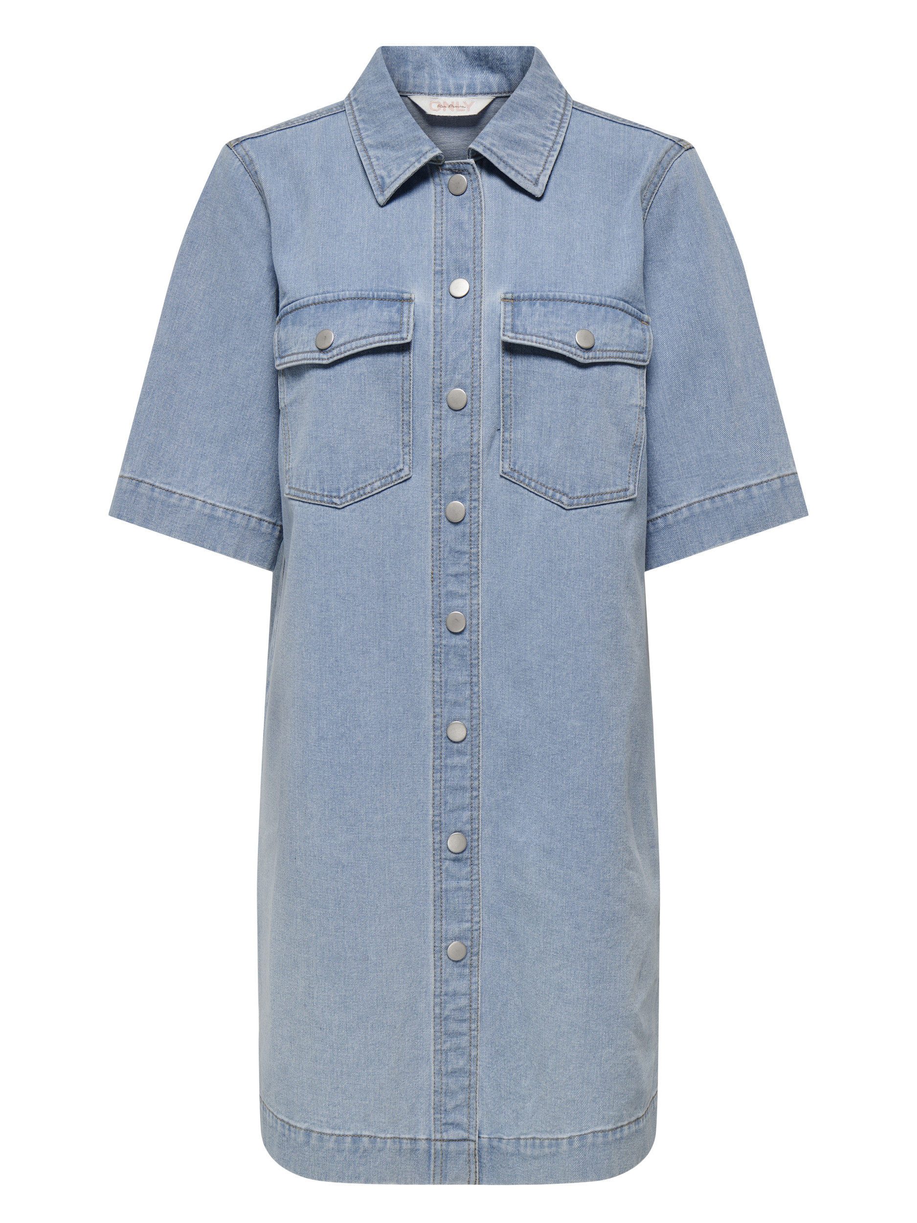 Only Denim jurk Belle 15324384 Licht blauw