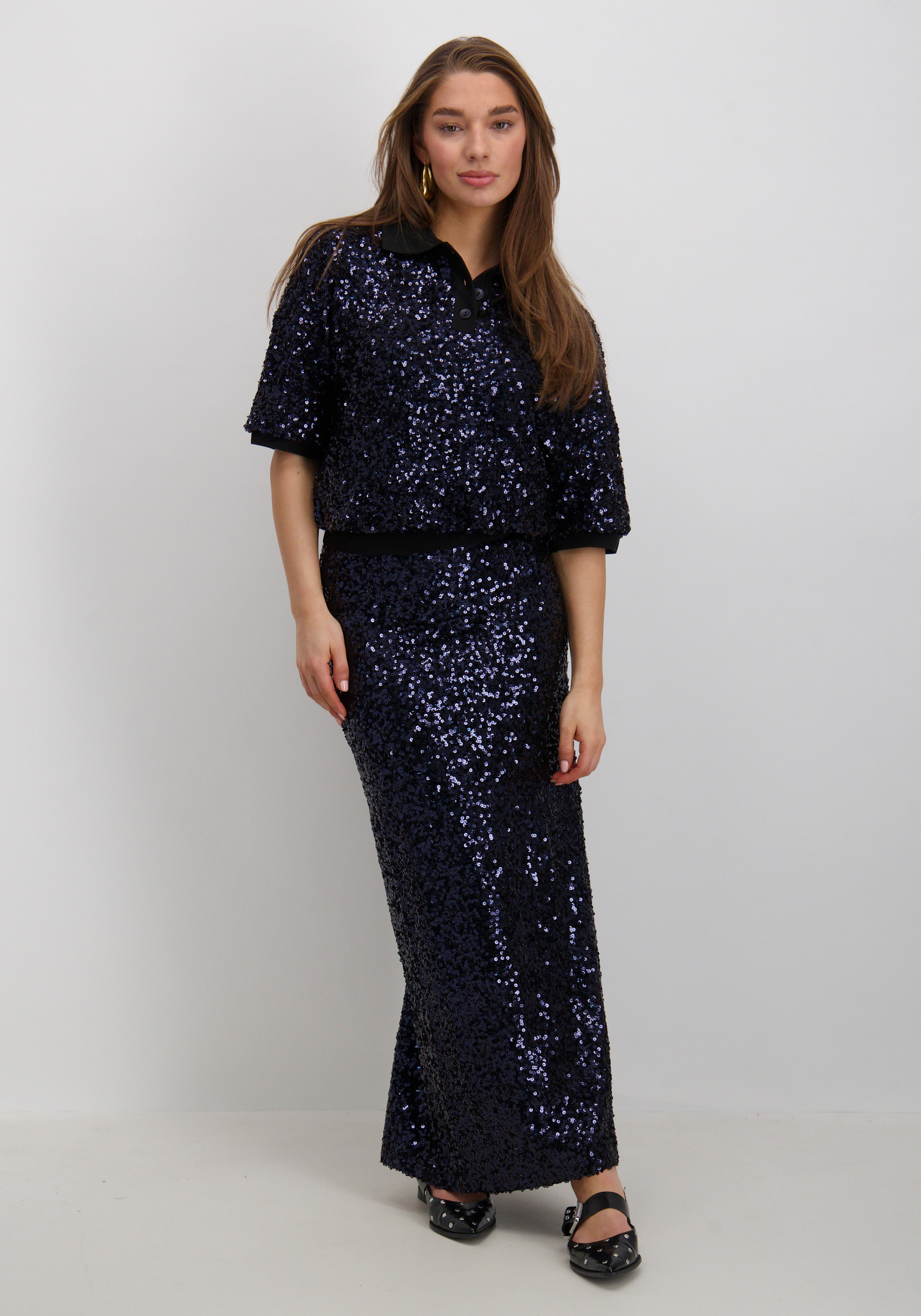 Harper & Yve Top Sanny DW25P414 Donker blauw