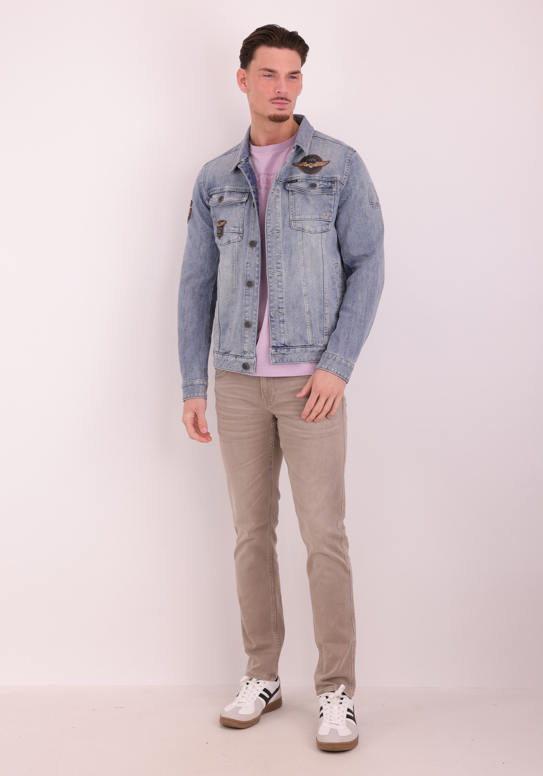 PME Legend Denim jacket Summer PDJ2602704 Blauw