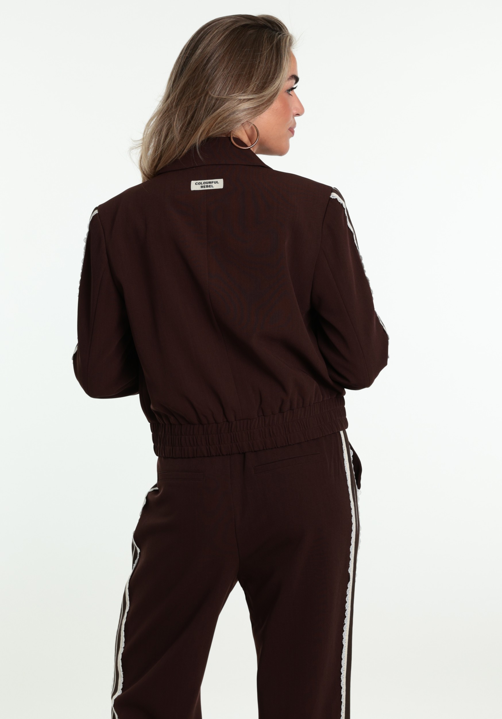 Colourful Rebel Blazer Zoe WJ118361 Bruin