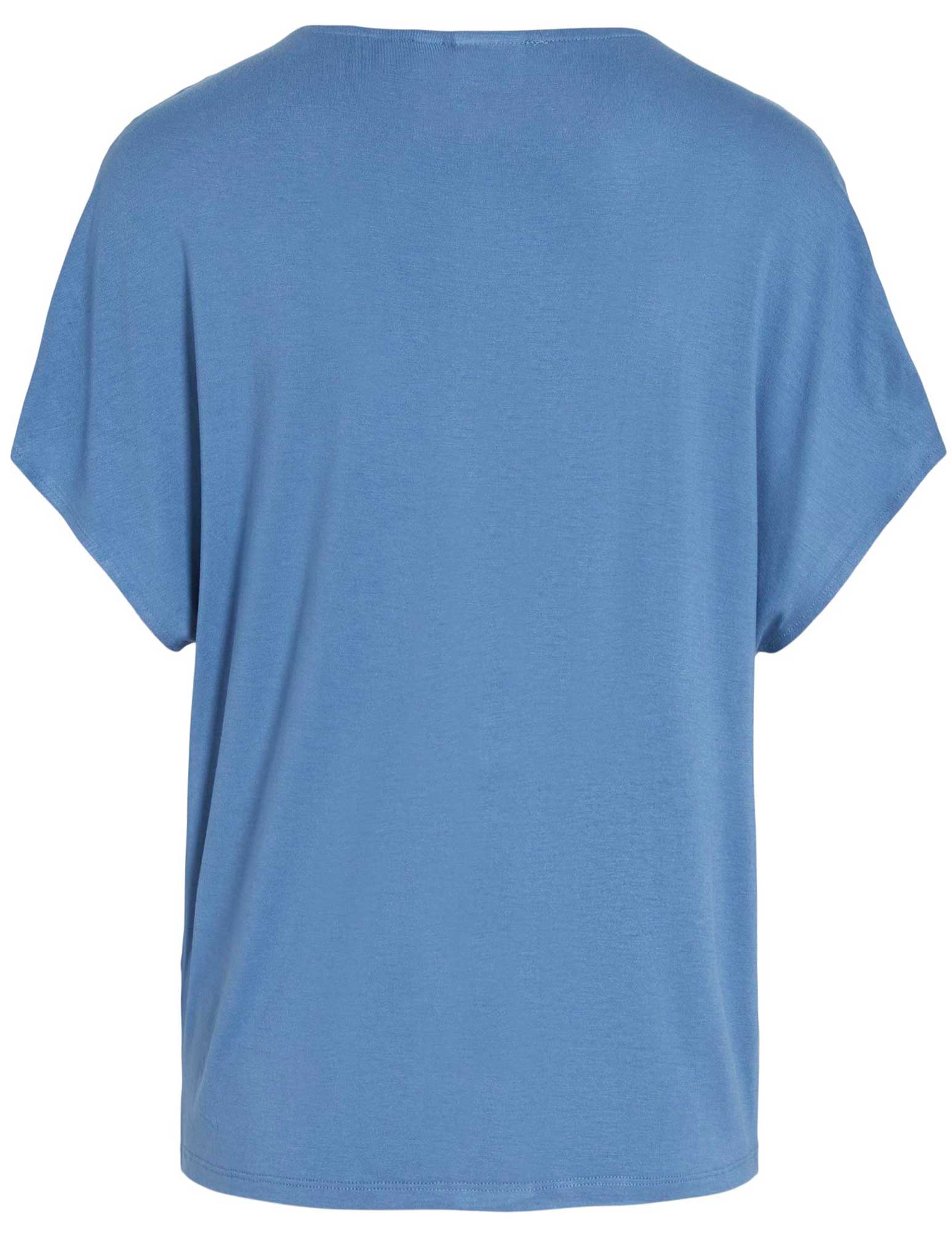 Vila T-shirt Ellette 14089239 Licht blauw