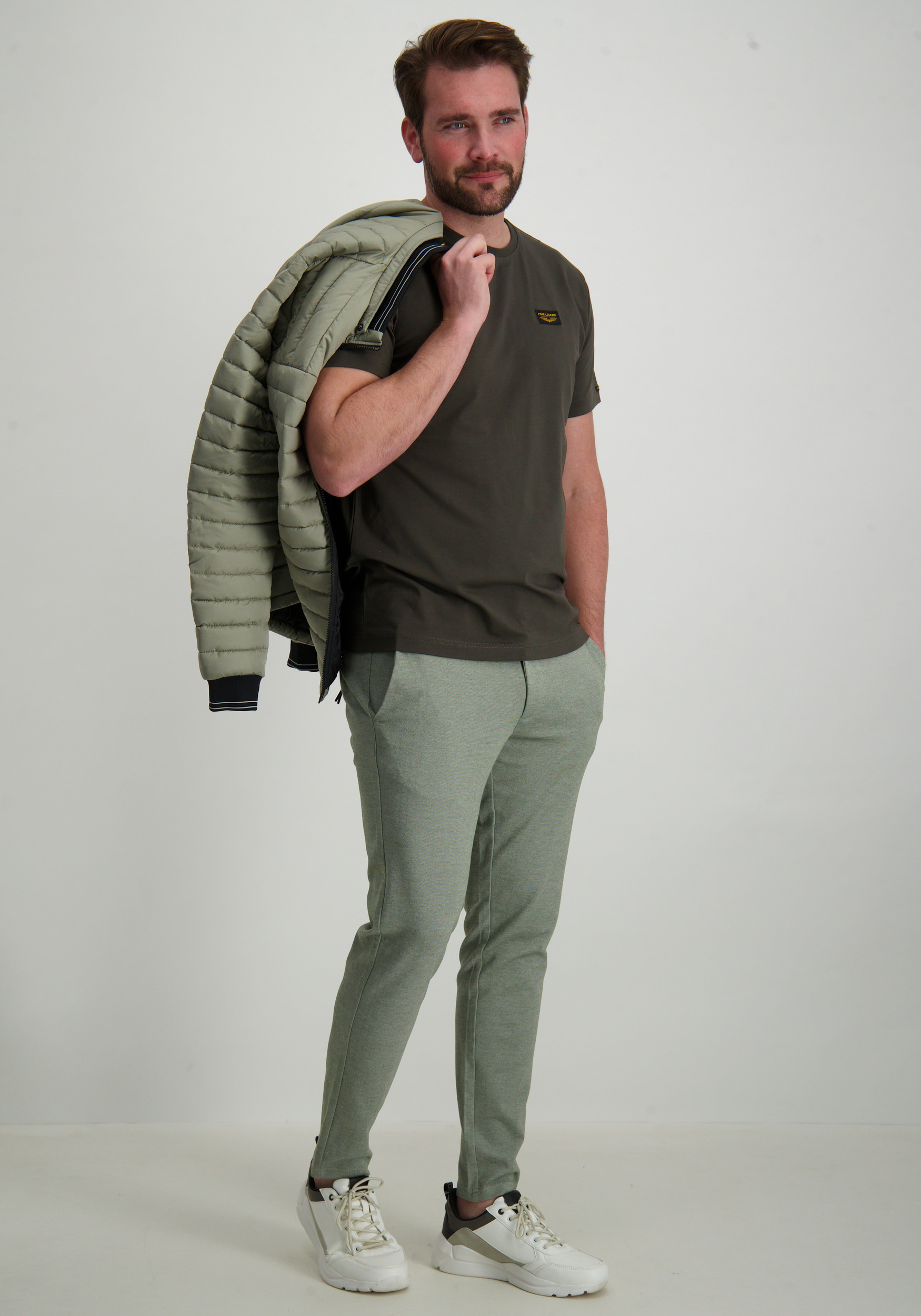 PME Legend T-shirt Guyver PTSS0000555 Leger Groen