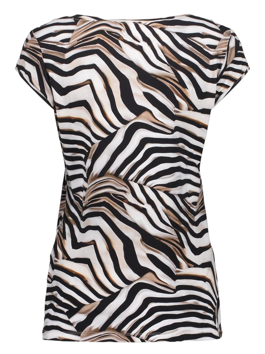 Geisha T-shirt all-over print 52446-60 KATE Wolwit-ecru