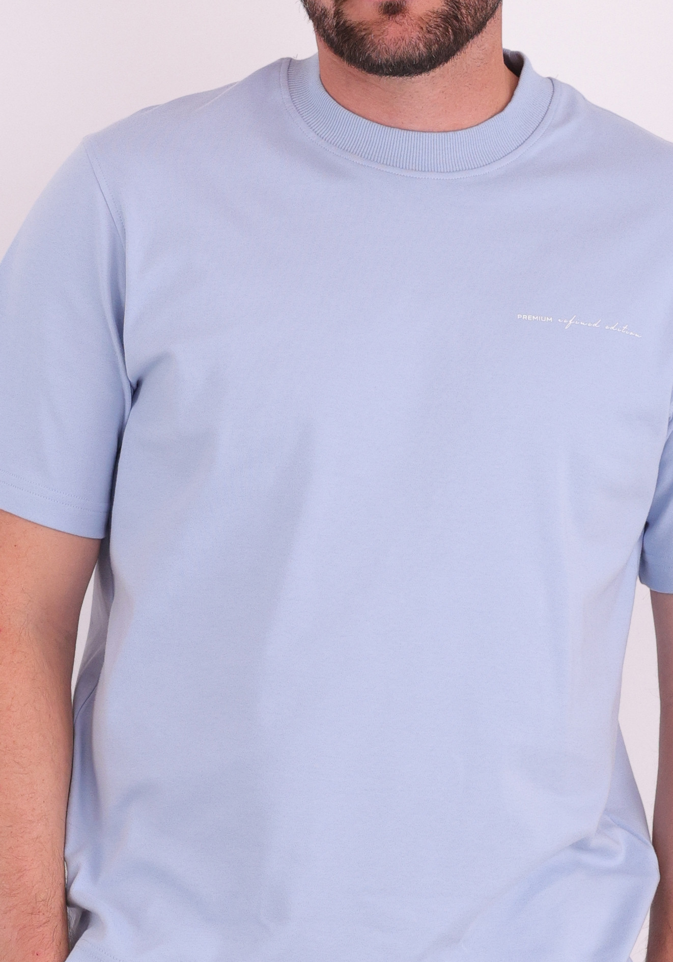 JACK & JONES T-shirt Owen 12292397 Licht blauw