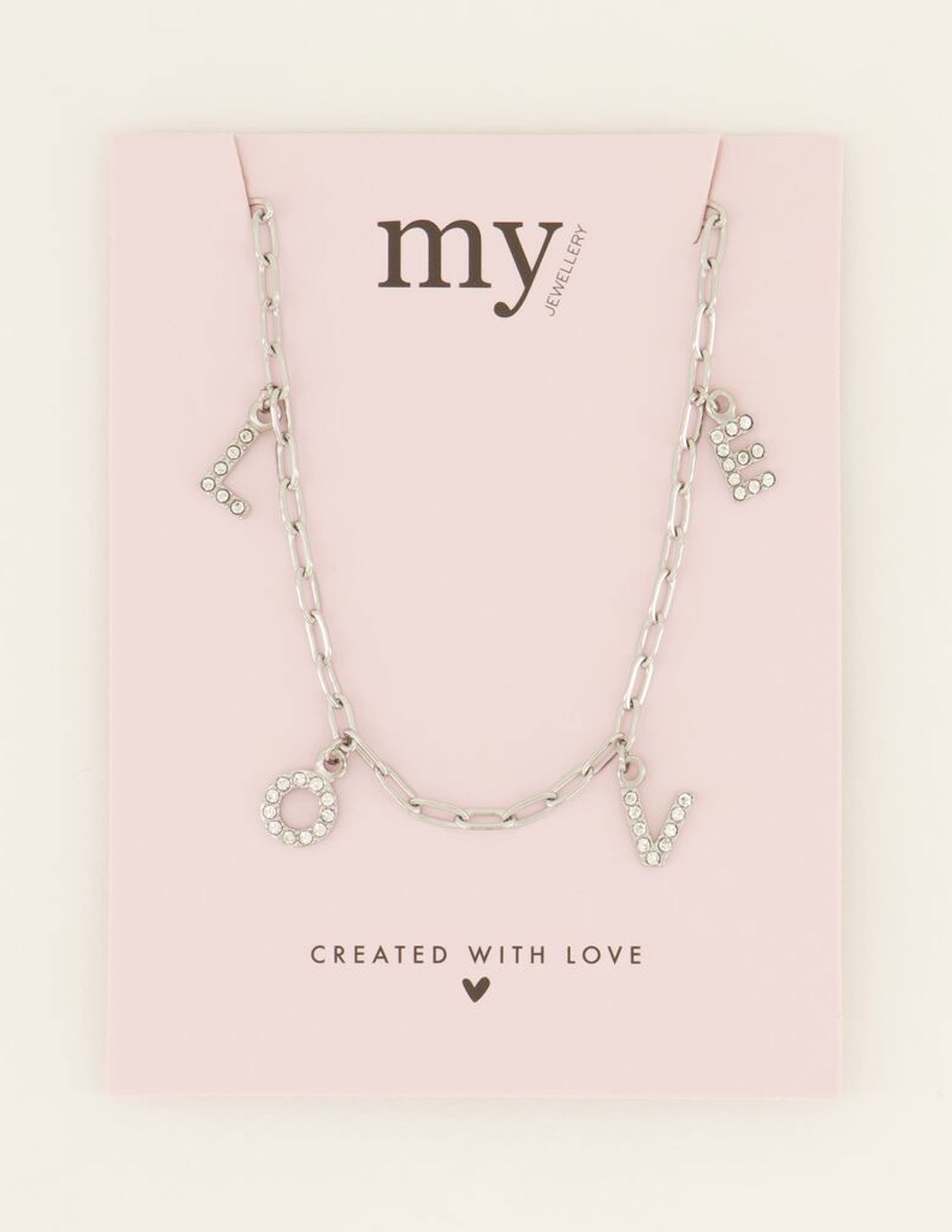 My Jewellery Ketting Love MJ07721 Zilver
