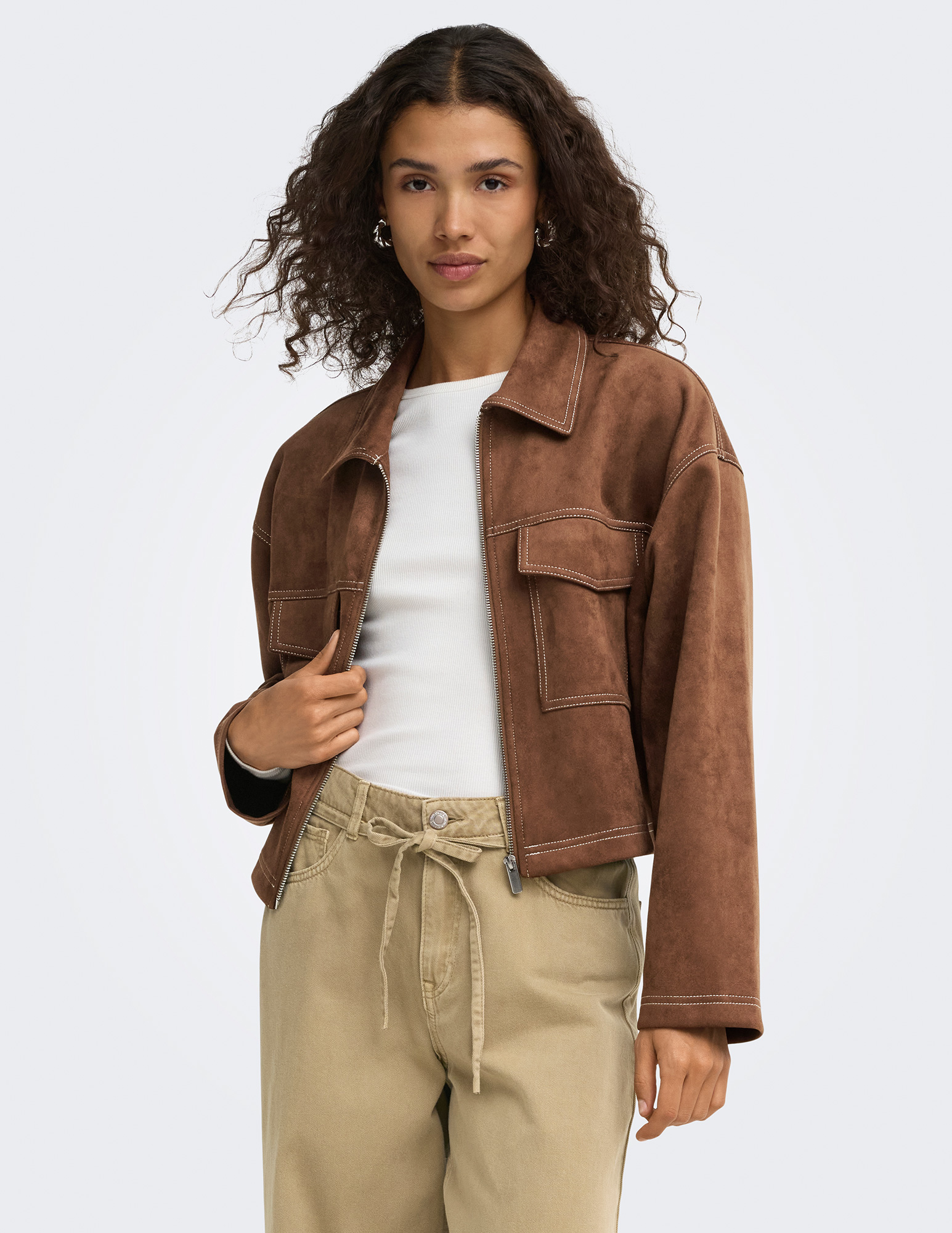 ONLY Jacket Stina 15351260 Bruin