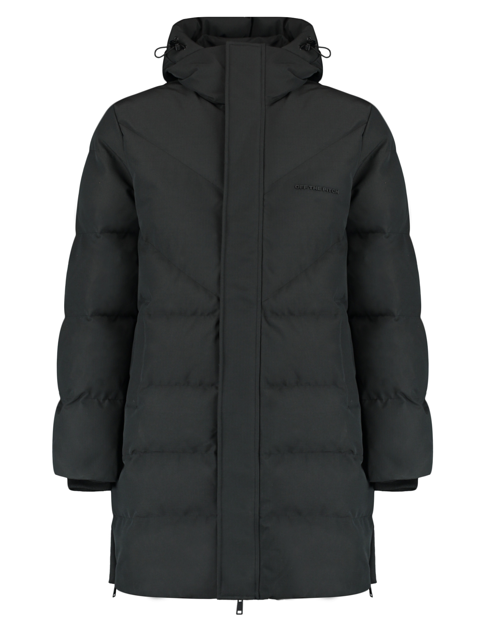 Off The Pitch Winterjas Ripstop OTP243052 Zwart