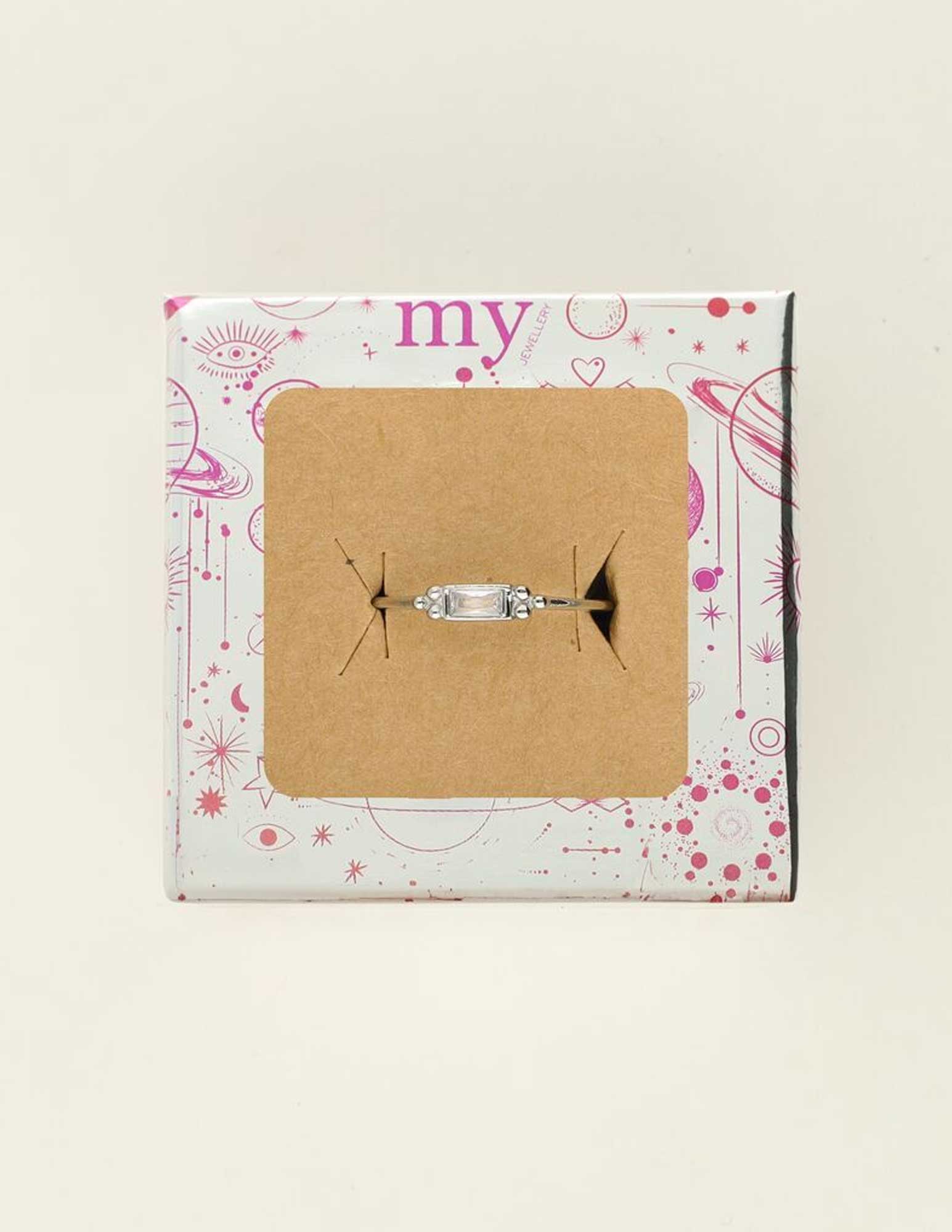 My Jewellery Universe ring met steen MJ09523 Zilver