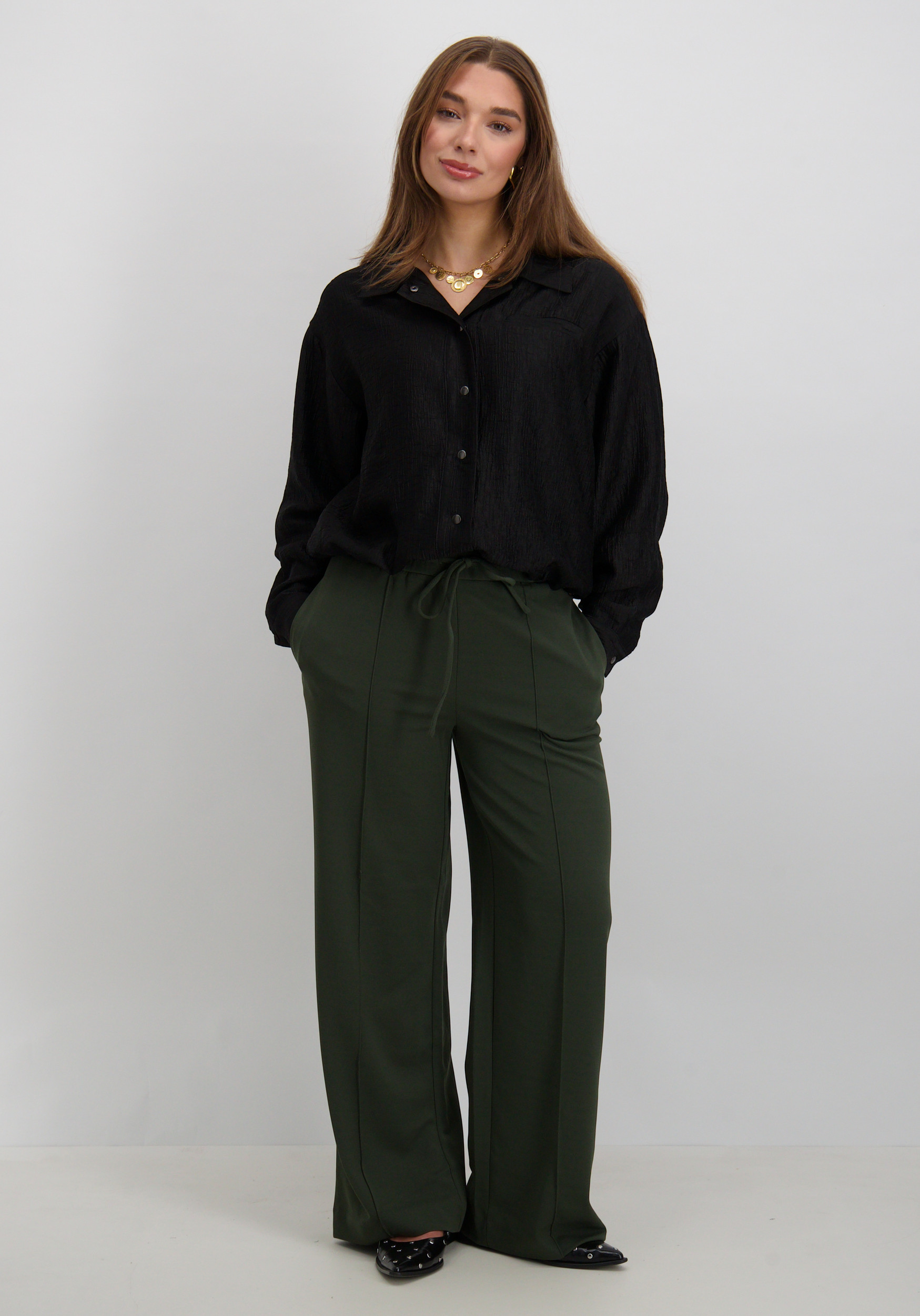 Vila Broek Clua 14095436 Donker groen