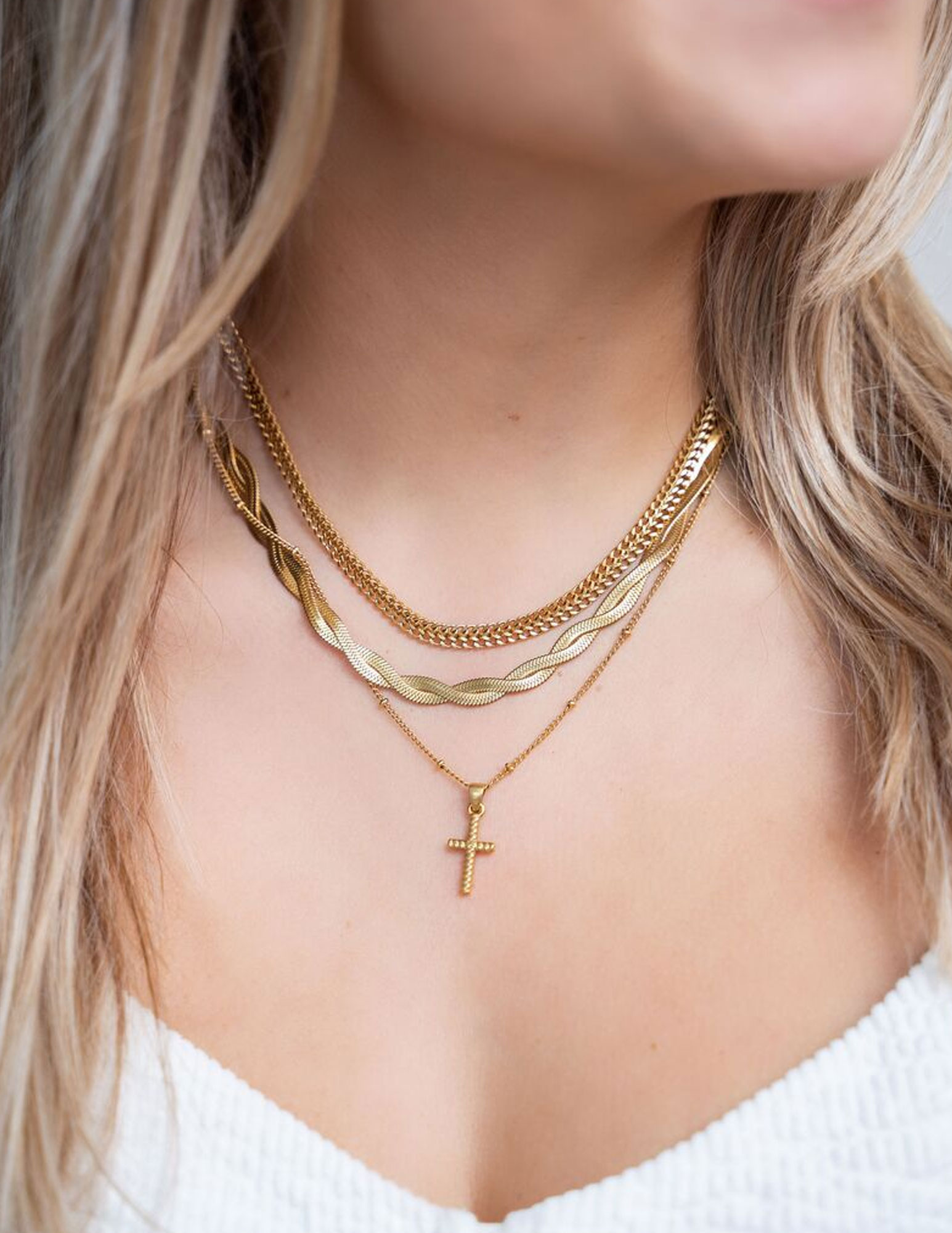 My Jewellery Ketting klassieke schakels MJ07972 Zilver