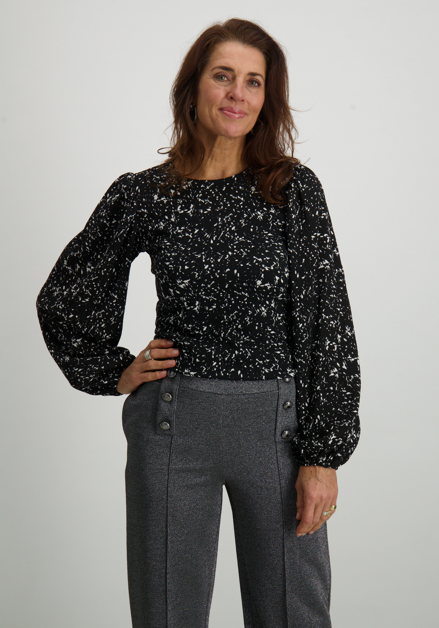 Vila Blouse Peffi 14093121 Zwart