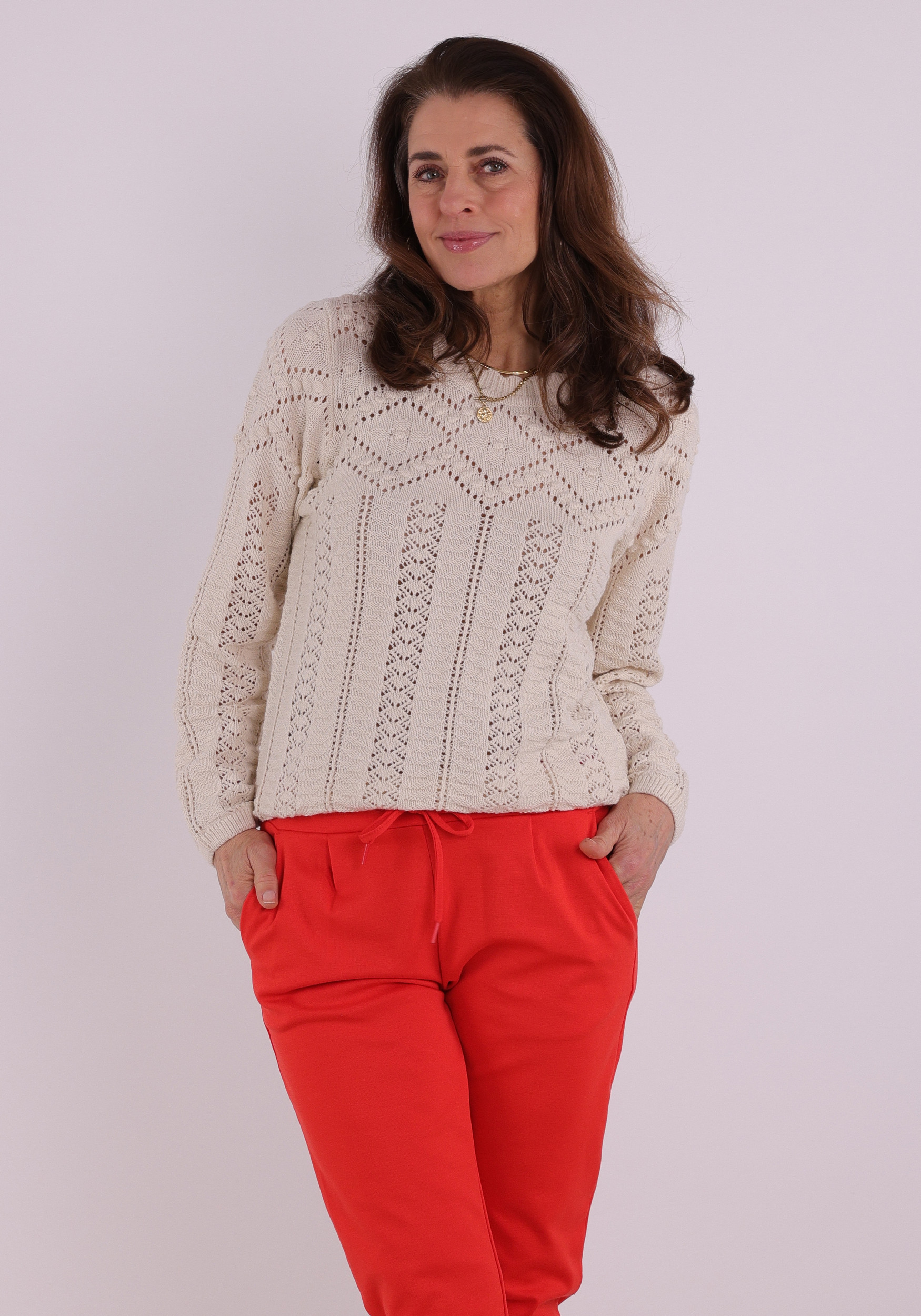 Vila Trui Ninia 14113302 Ecru