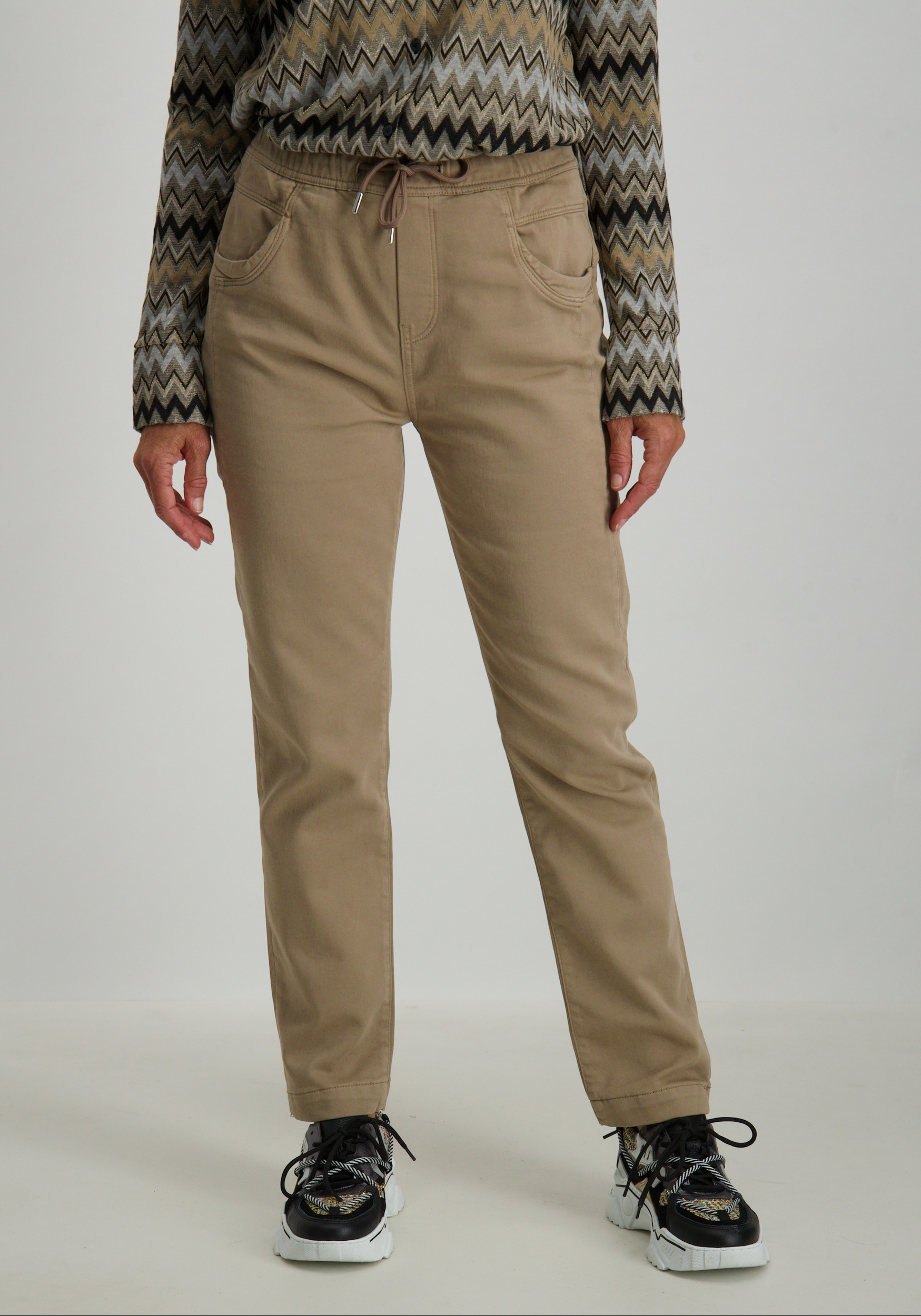 Cup of Joe Jeans Ella Donker beige