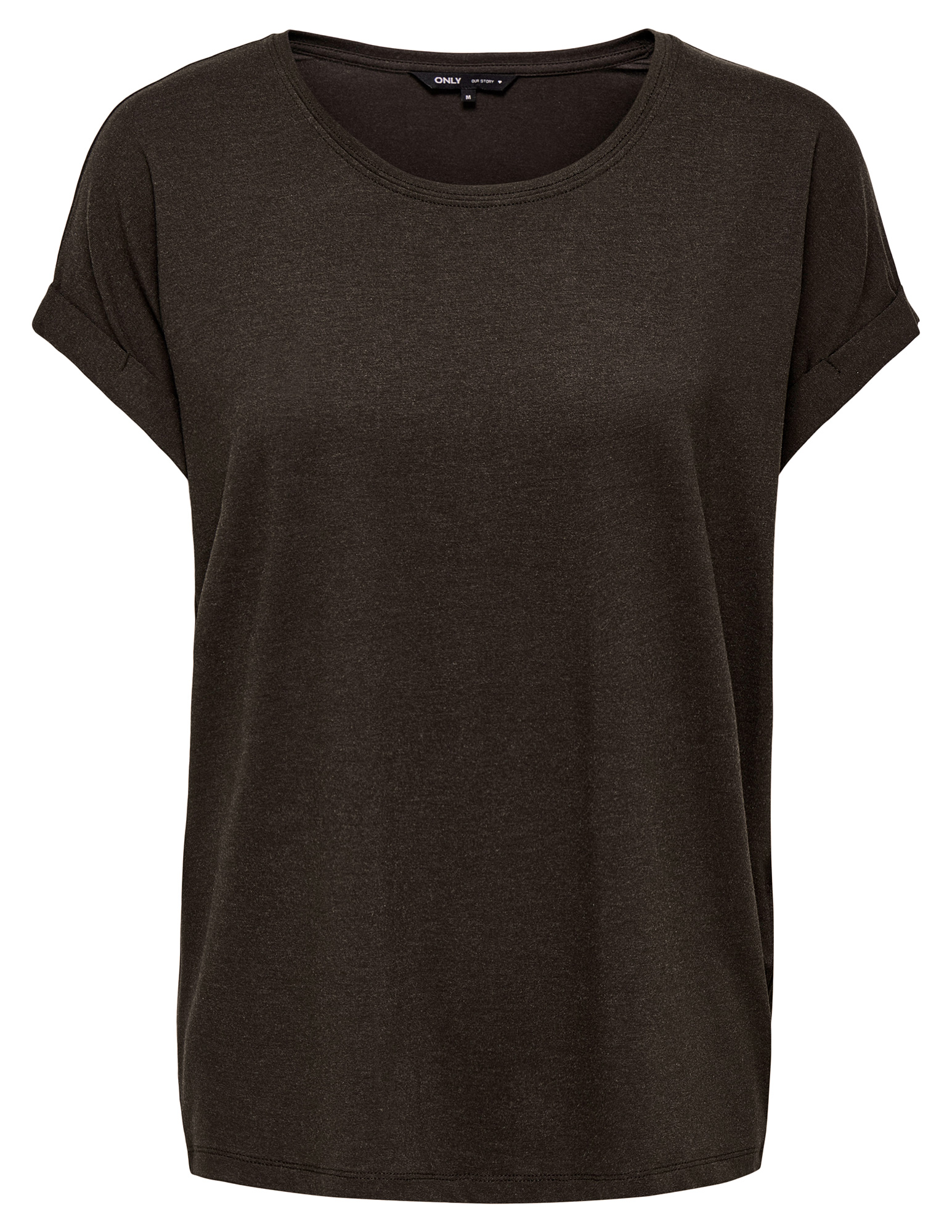 ONLY T-shirt Moster 15106662 Donker bruin