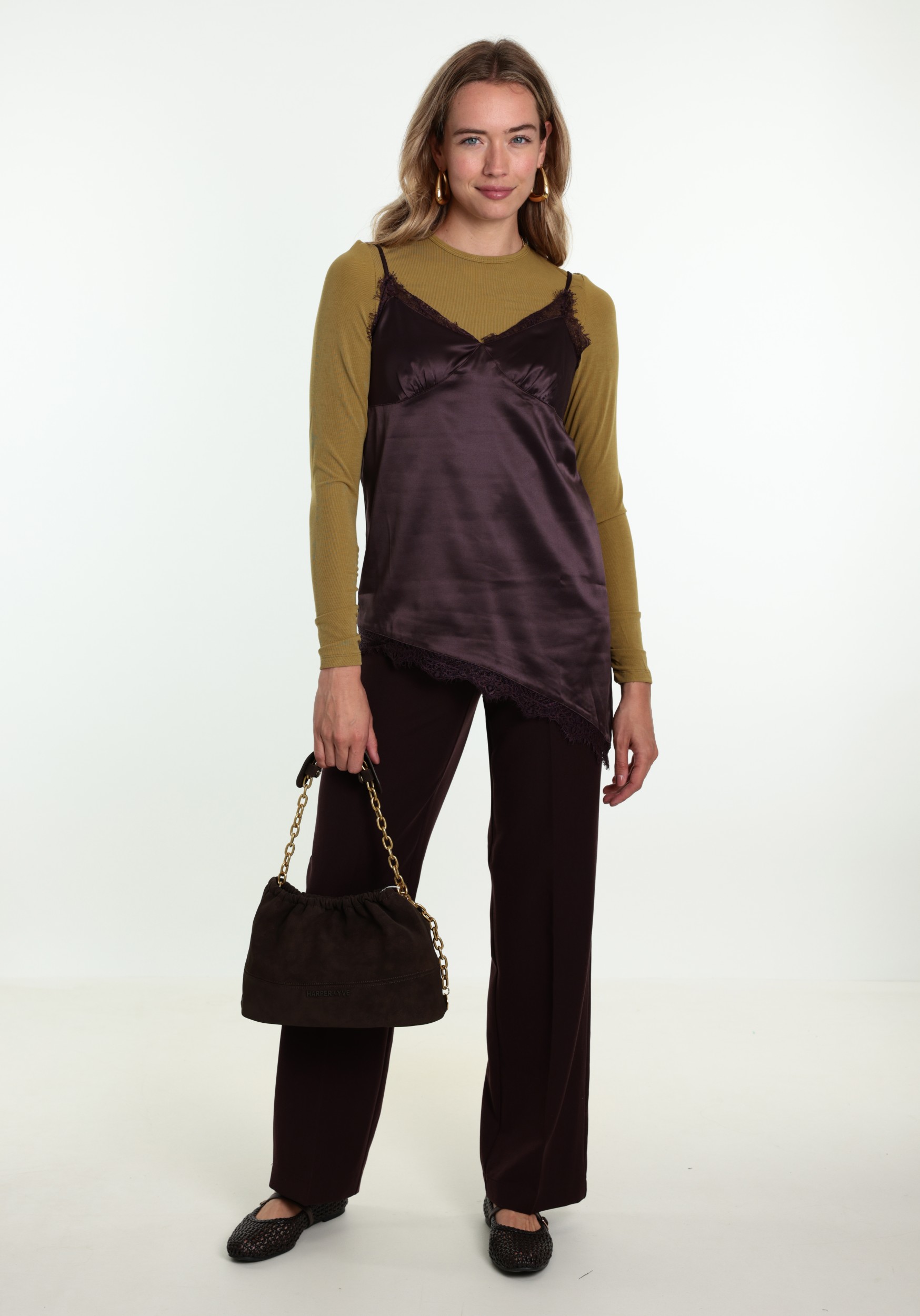 Harper & Yve Top Jason AW6P620 Olijf Groen