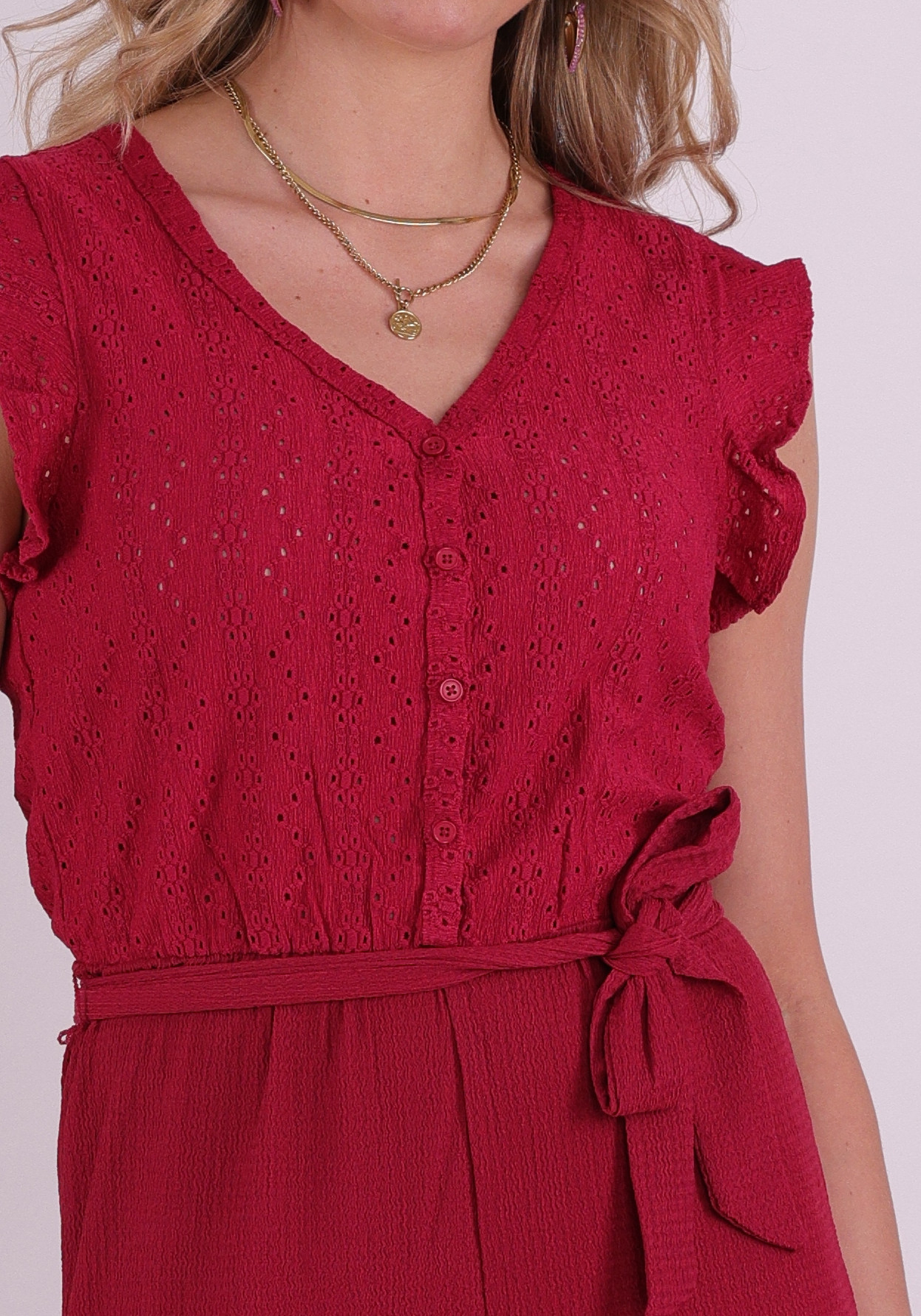 ONLY Jumpsuit Elisa 15320004 Donker rose