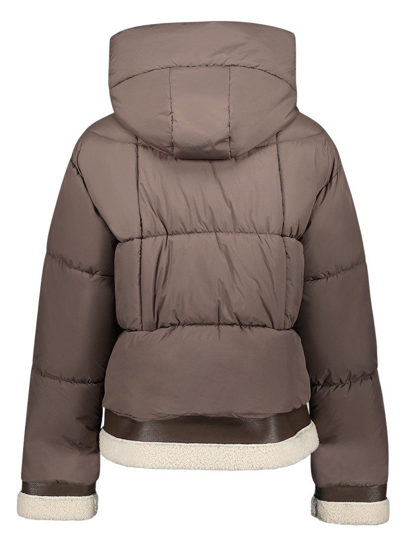 Geisha Winterjas Teddy 68521-16 Donker bruin