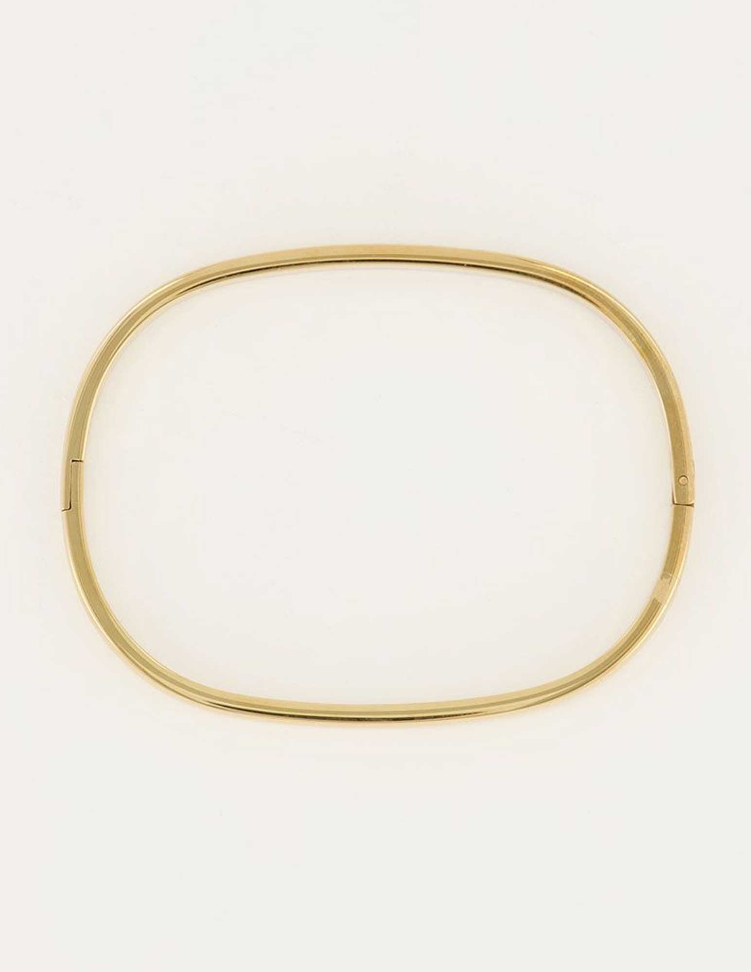 My Jewellery Bangle rechthoekig smal MJ04609 Goud