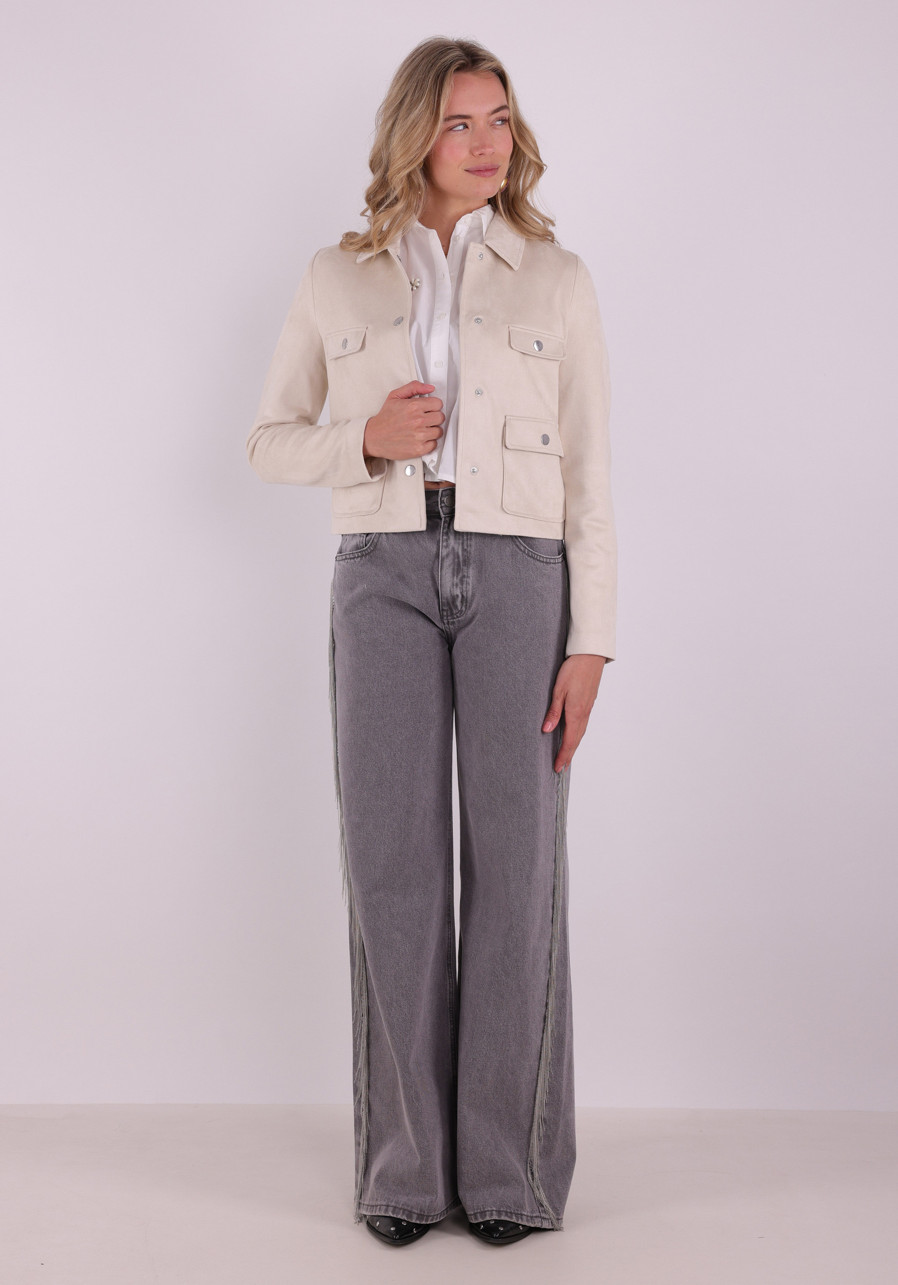 Only Blouse Pearl 15371587 Wit