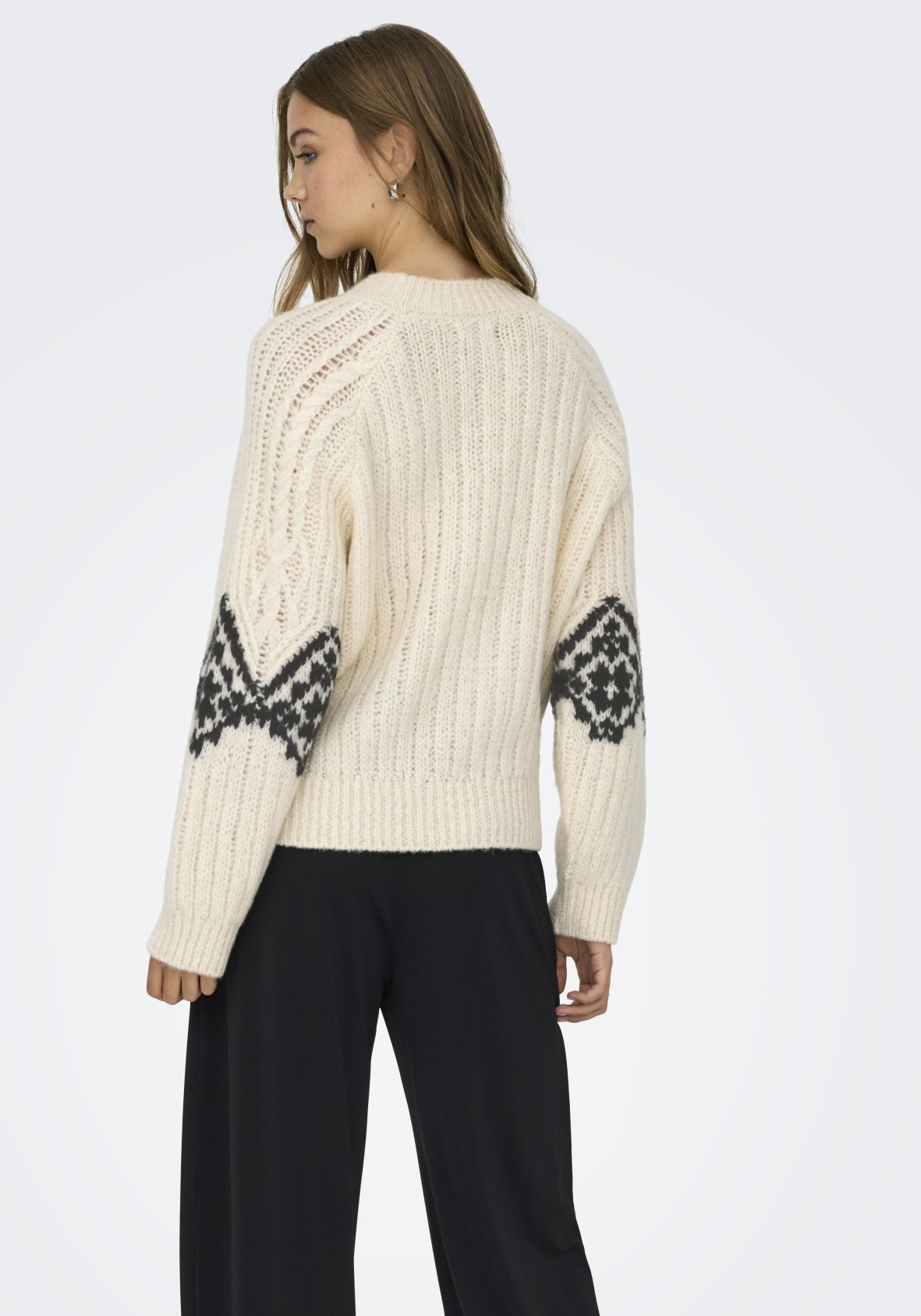 JDY Trui Naomi 15355486 Wolwit-ecru